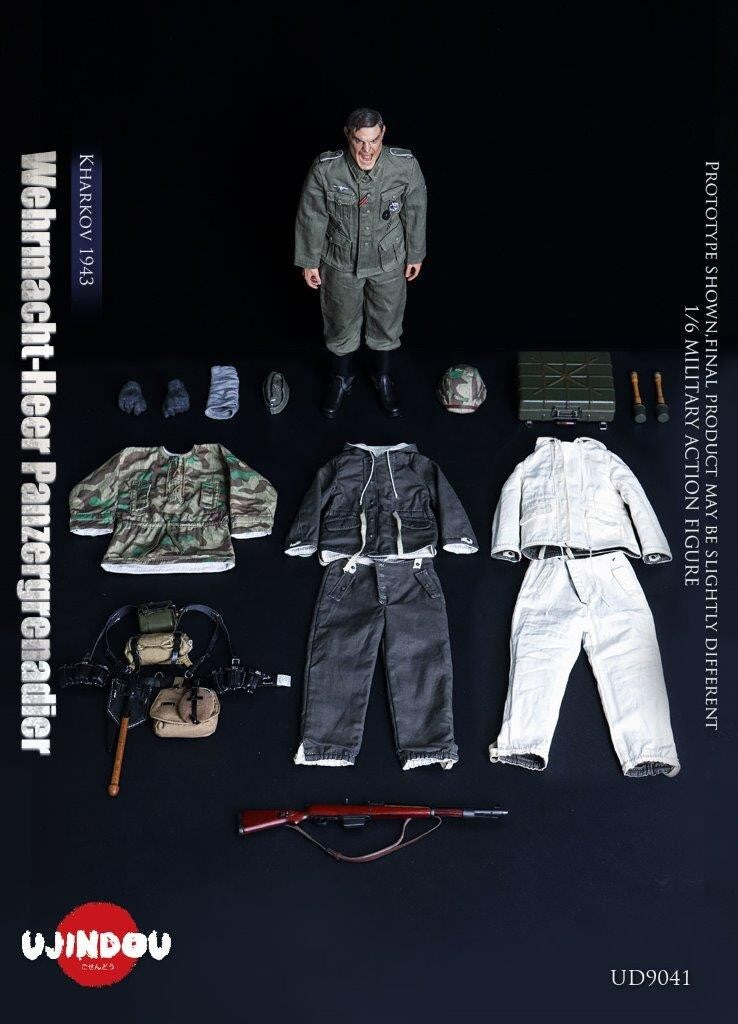 1:6 scale Ujindou WWII German Wehrmacht-Heer Panzergrenadier Kharkov 1943 Figure