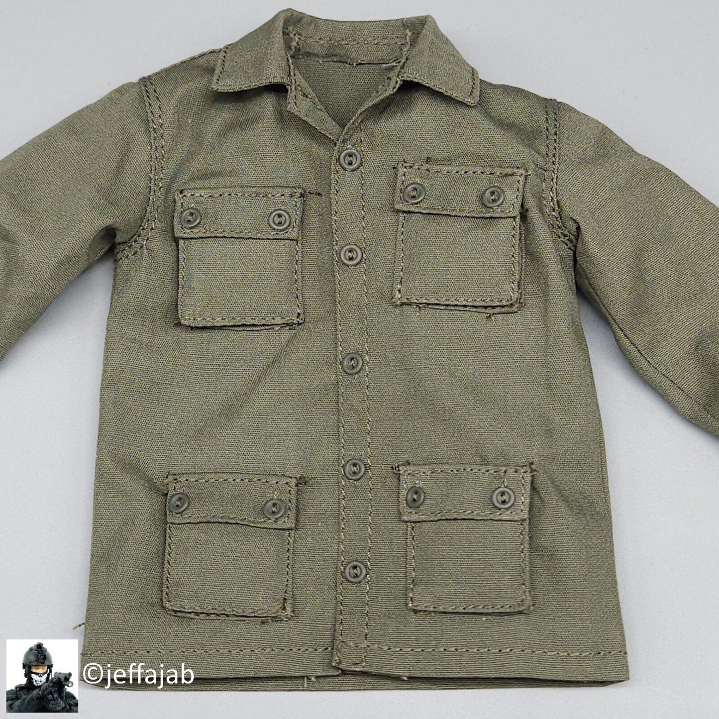 1:6 Ujindou Vietnam MACV-SOG Recon Team OD Green Uniform 12" Figures