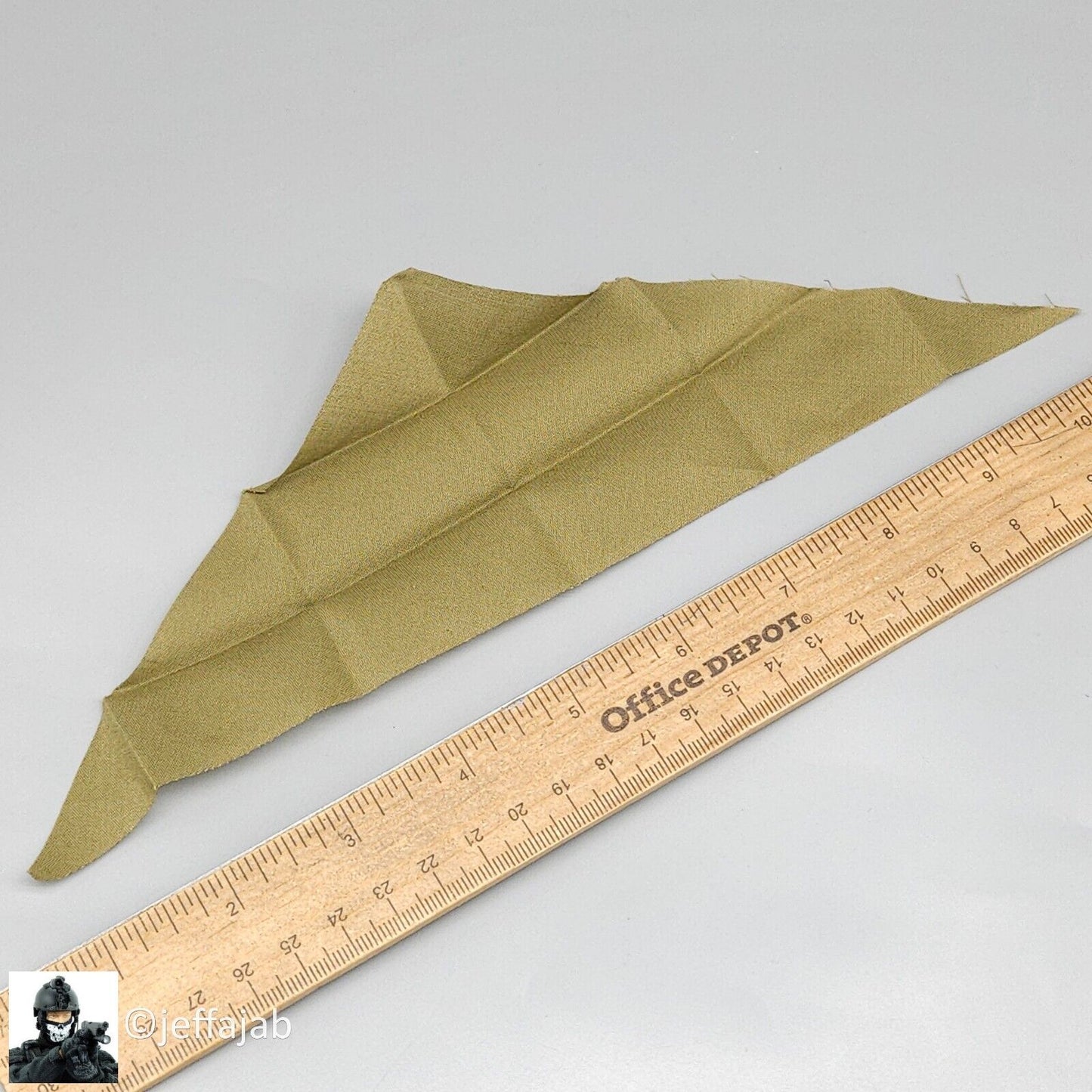 1:6 scale Ujindou Vietnam MACV-SOG Cross-Border Operation Green Bandana Scarf