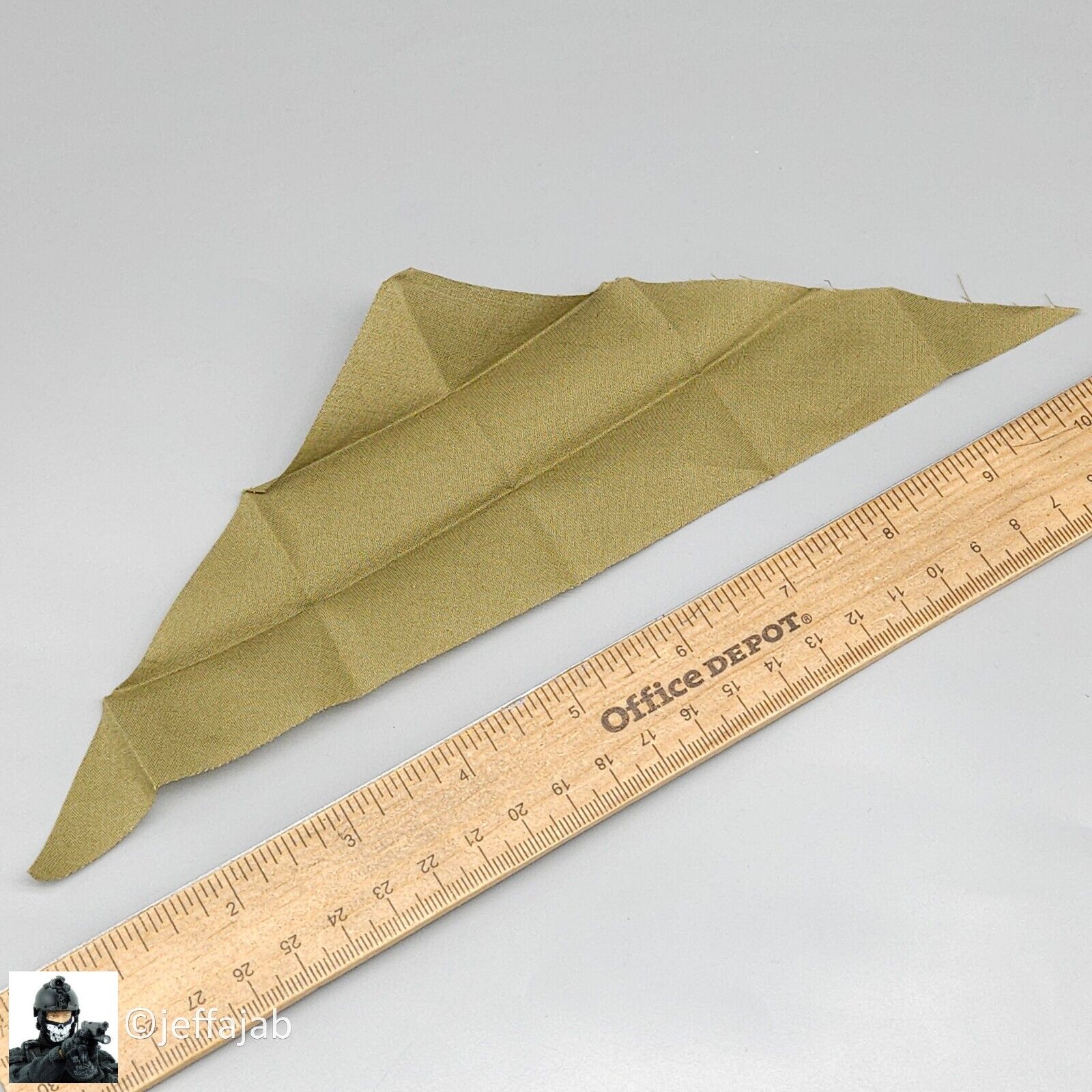 1:6 scale Ujindou Vietnam MACV-SOG Cross-Border Operation Green Bandana Scarf