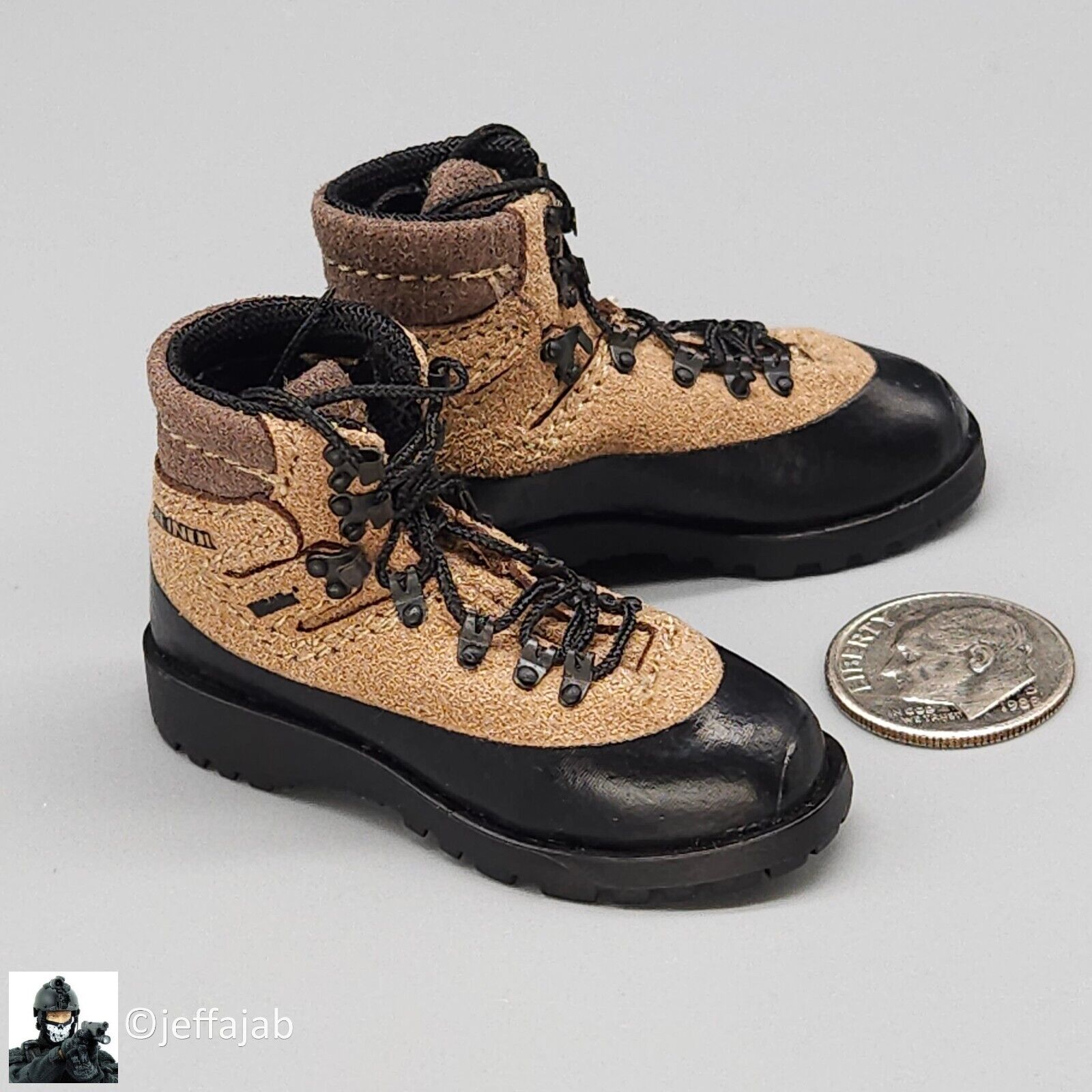 1:6 scale Soldier Story German KSM VBSS GTX Boots (Foot Type) for 12" Figures