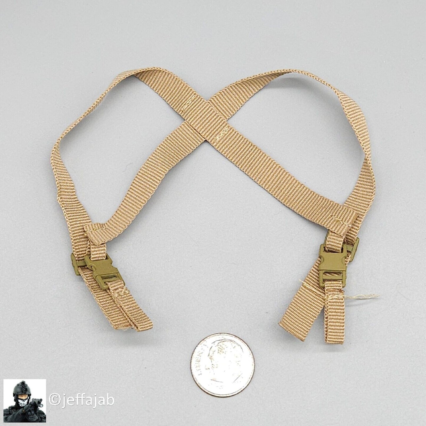 1:6 Soldier Story US Army in Afghanistan Tan Suspenders for Belt for 12" Figures