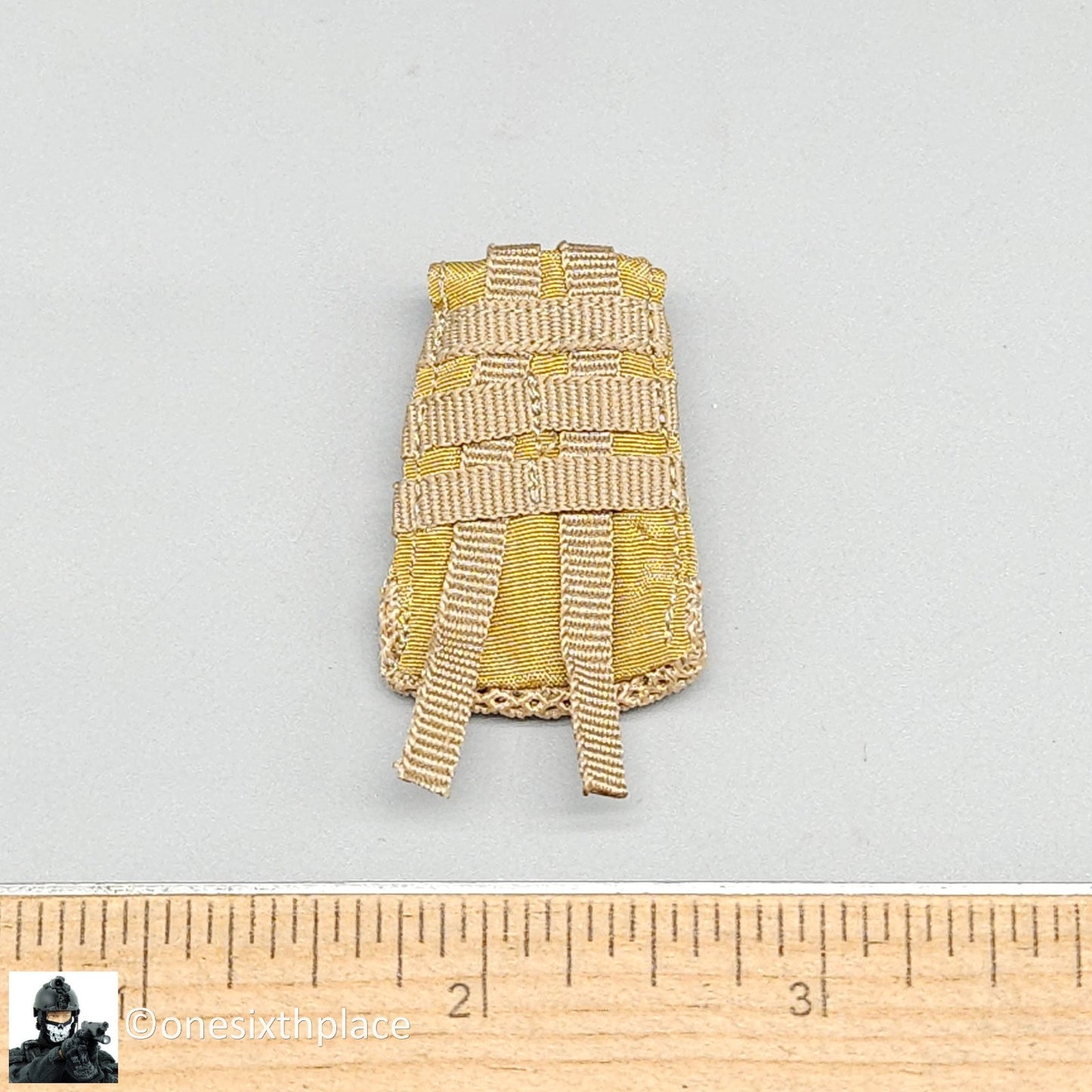 1:6 scale Tan MLCS Canteen Pouch for 12" Figures