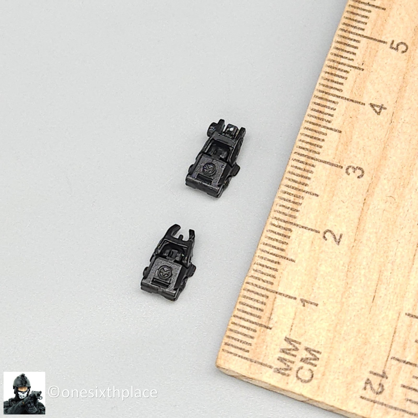 1:6 Easy & Simple Doom's Day Kit Weapon Set Rifle Flip Up Iron Sights (Plastic)