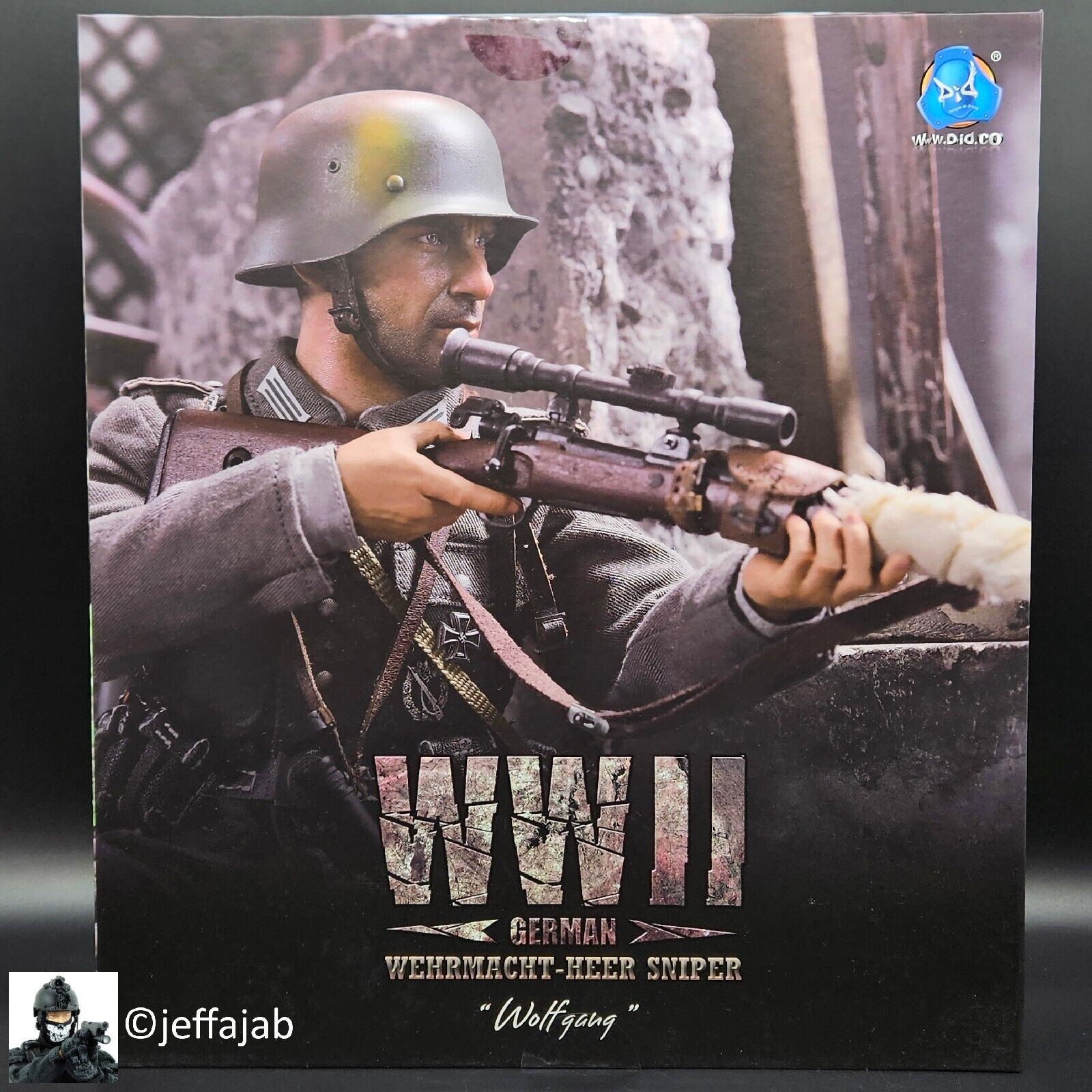 1:6 Scale DiD WWII German Wehrmacht Heer Sniper Wolfgang 12" Figure D80163