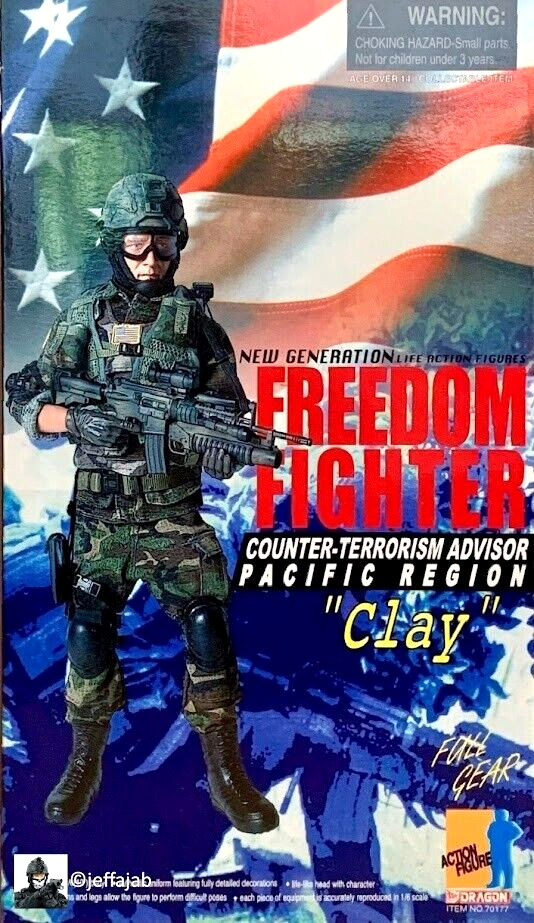 1:6 Dragon Counter Terrorism Advisor Clay Woodland Camo Uniform for 12" Figures