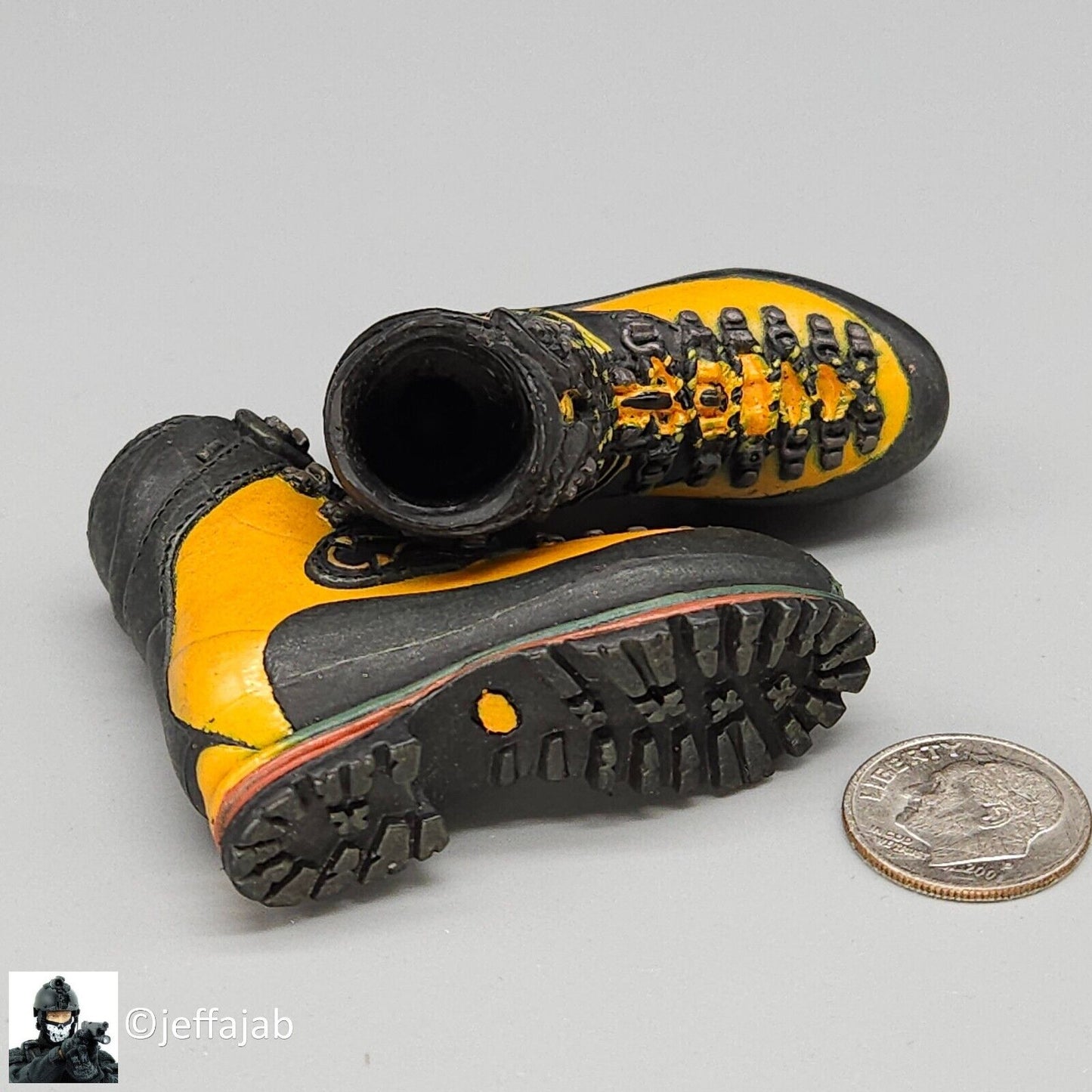 1:6 Hot Toys Special Forces Mountain Ops Sniper Cold Weather Boots  12" Figure