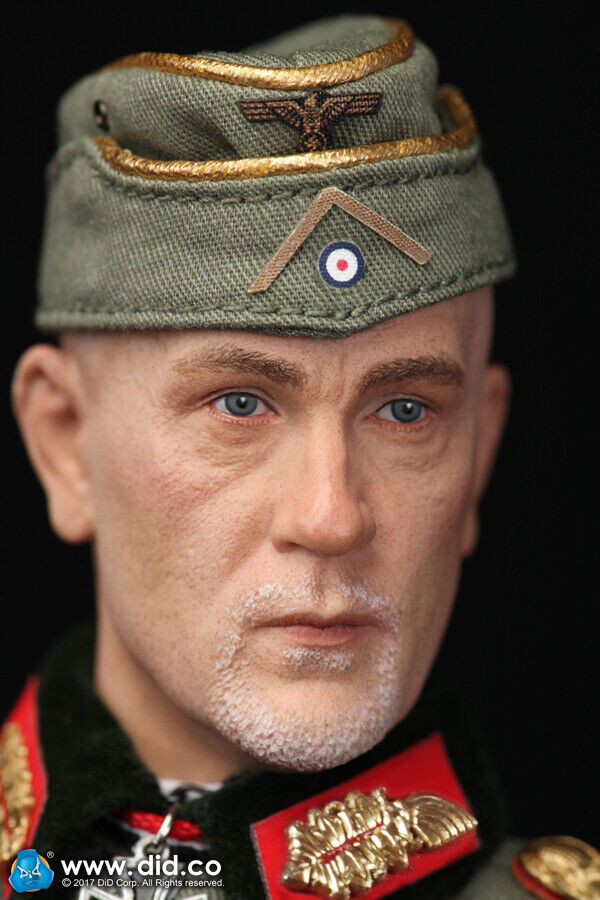 1:6 DiD WWII German Officer Drud Male Head Sculpt 12" GI Joe Dragon BBI DamToys