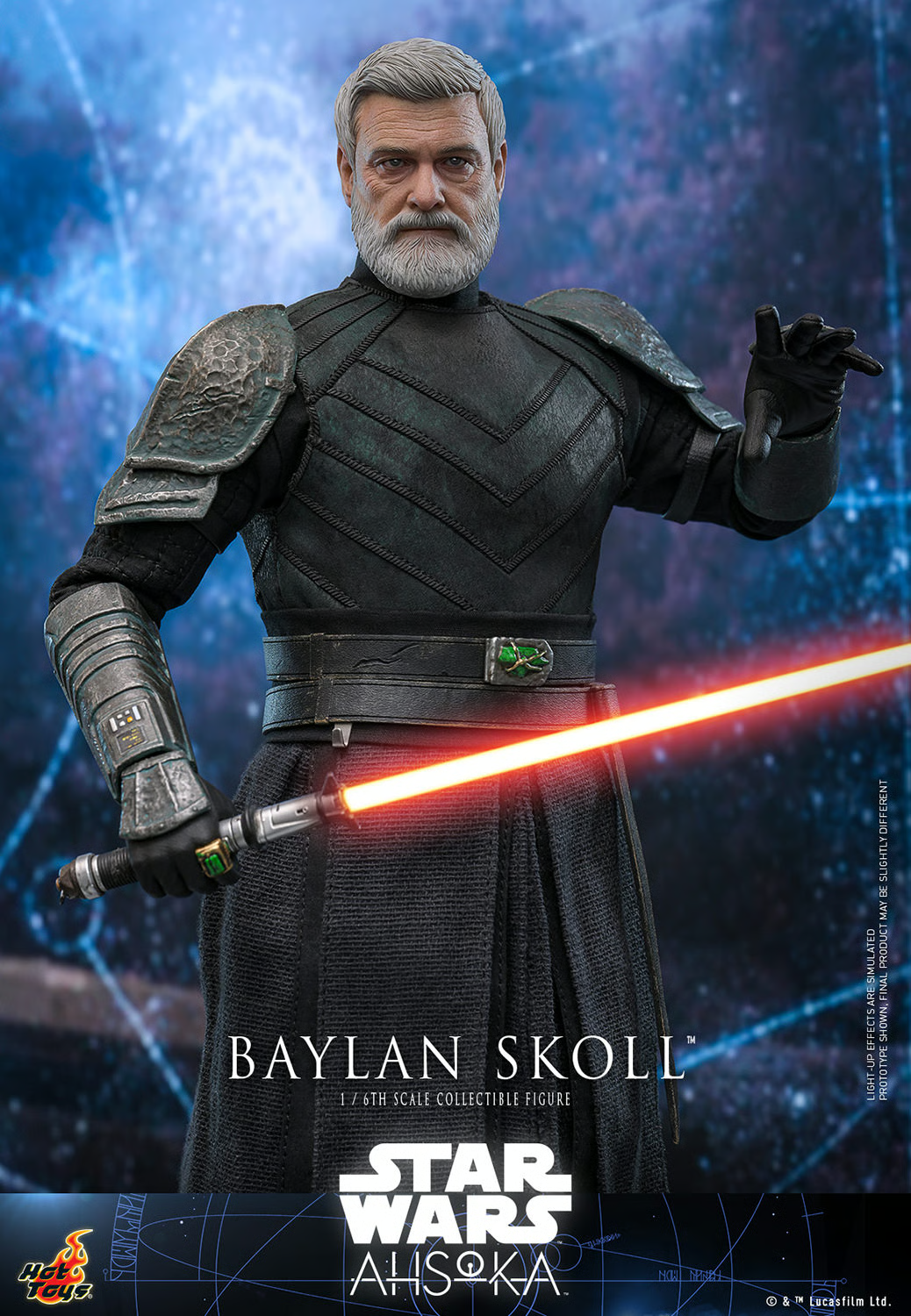 1:6 scale Hot Toys Star Wars Ahsoka Baylan Skoll 12" Action Figure TMS125
