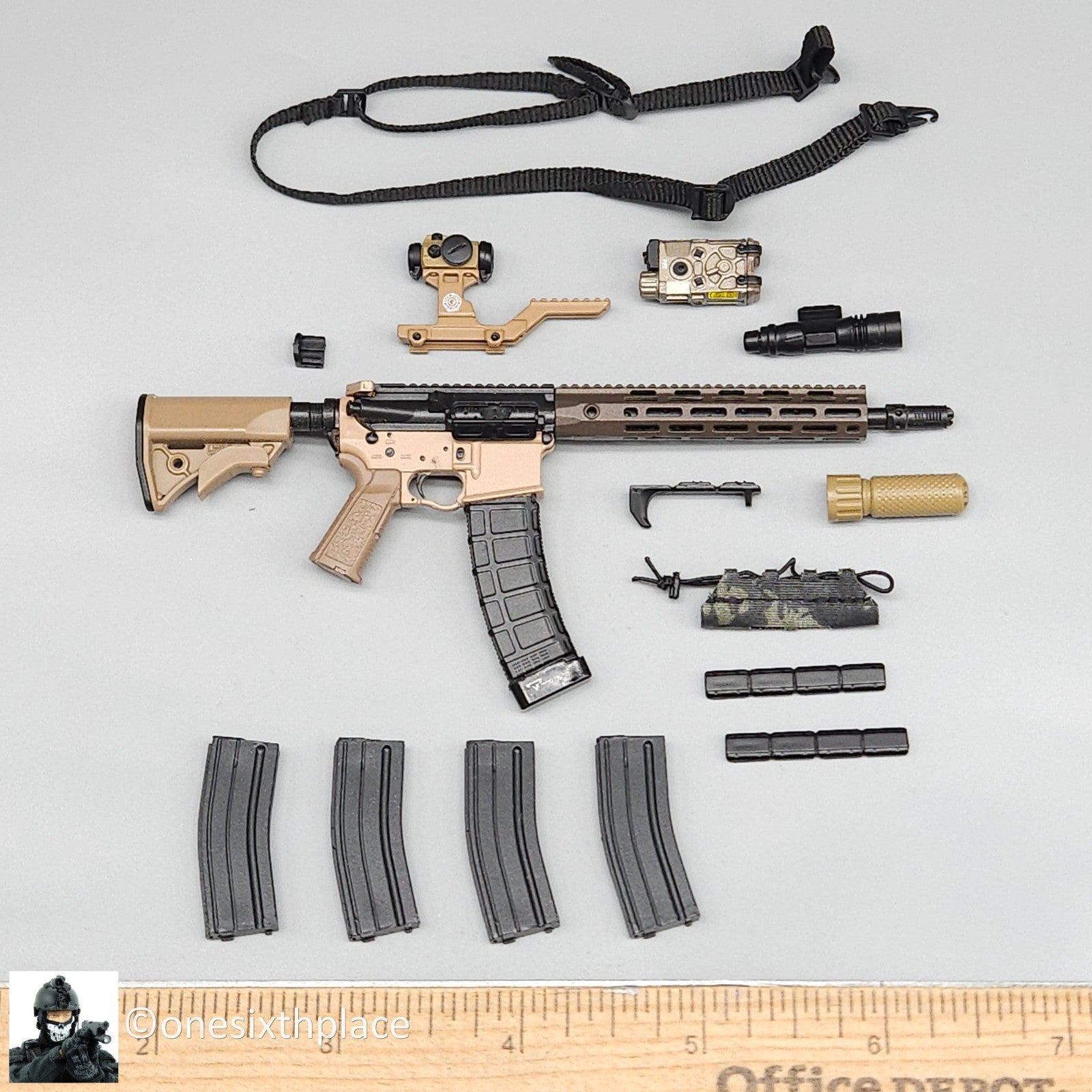 1:6 Easy & Simple HRT Minuteman ShotShow 2025 AR15 Rifle Set or 12" Figures