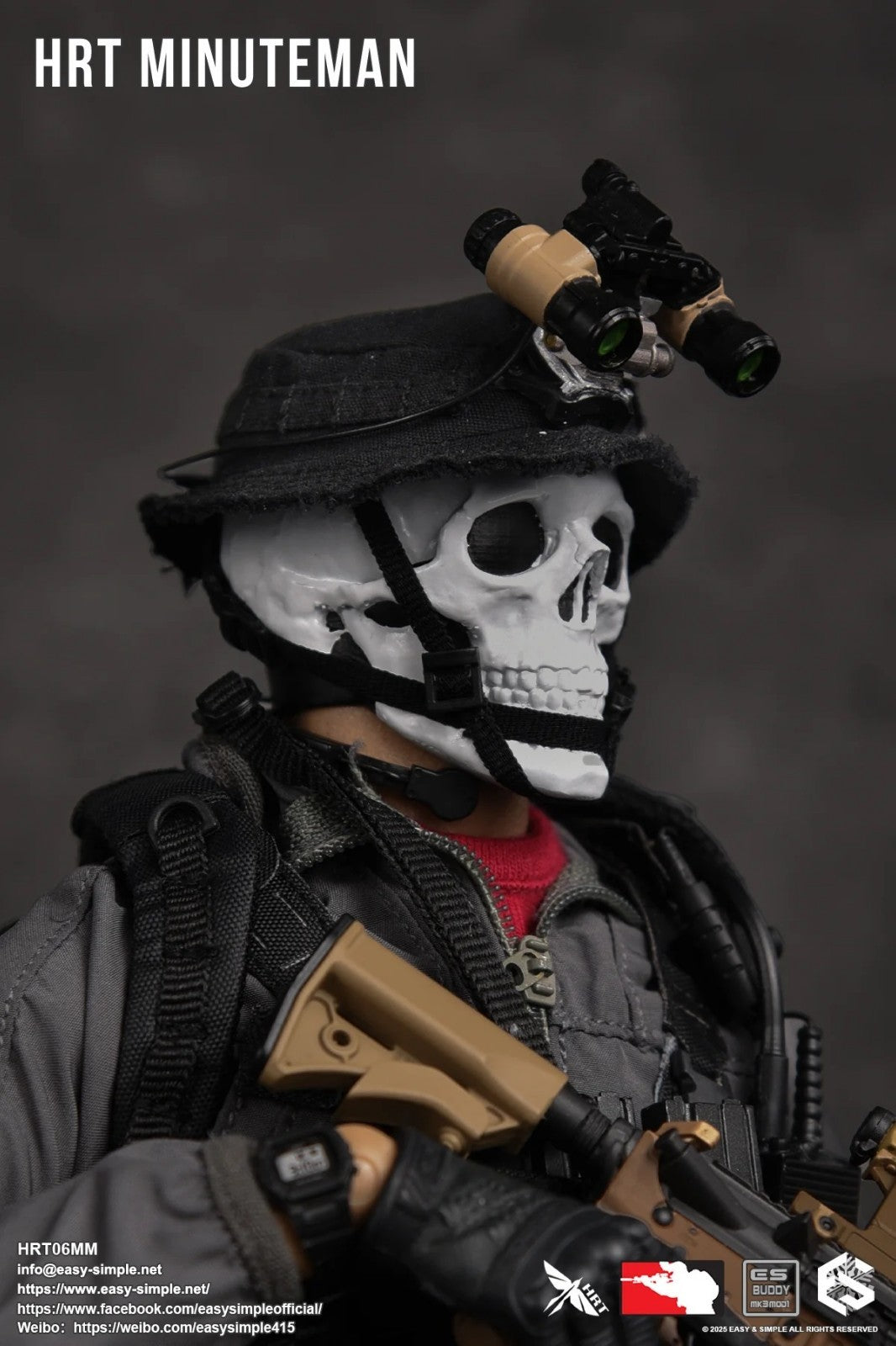 1:6 Easy & Simple HRT Minuteman ShotShow 2025 Boonie Hat w/ NVG