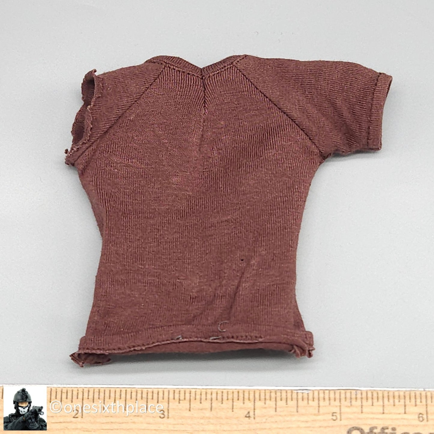 1:6 scale Hot Toys Deadpool 2 Cable Burgundy Torn T-Shirt for 12" Figures MMS583