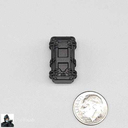 1:6 KSToys Doomsday Guardian Black Fast Rifle/Pistol Ammo Pouch (x1) 12" Figures
