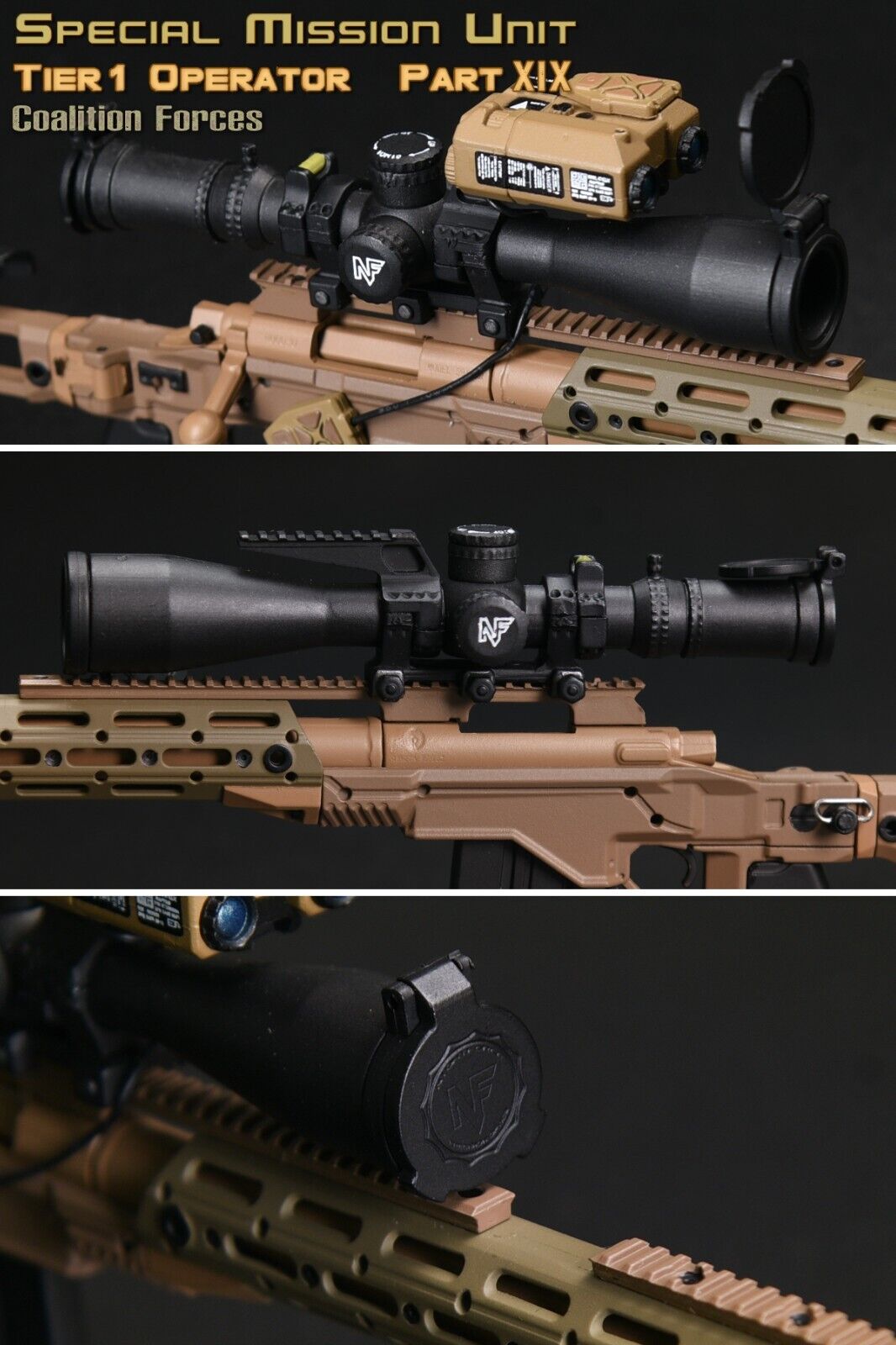 1:6 scale Easy & Simple Coalition Forces CAG SRL Sniper Rifle Set 26065RA