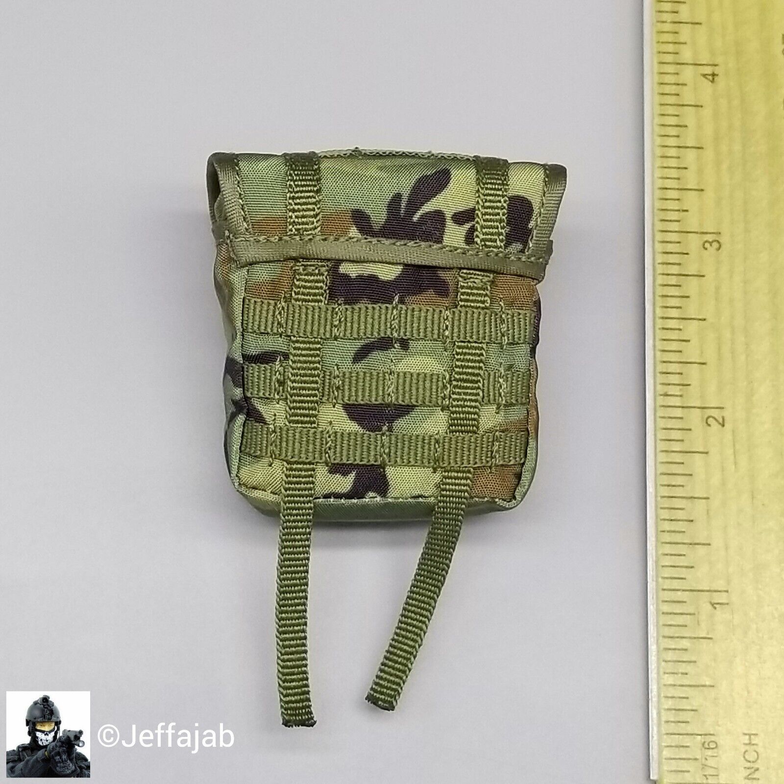 1:6 DamToys Russian Spetsnaz Vityaz Large Woodland Camo Pouch for 12" Figures