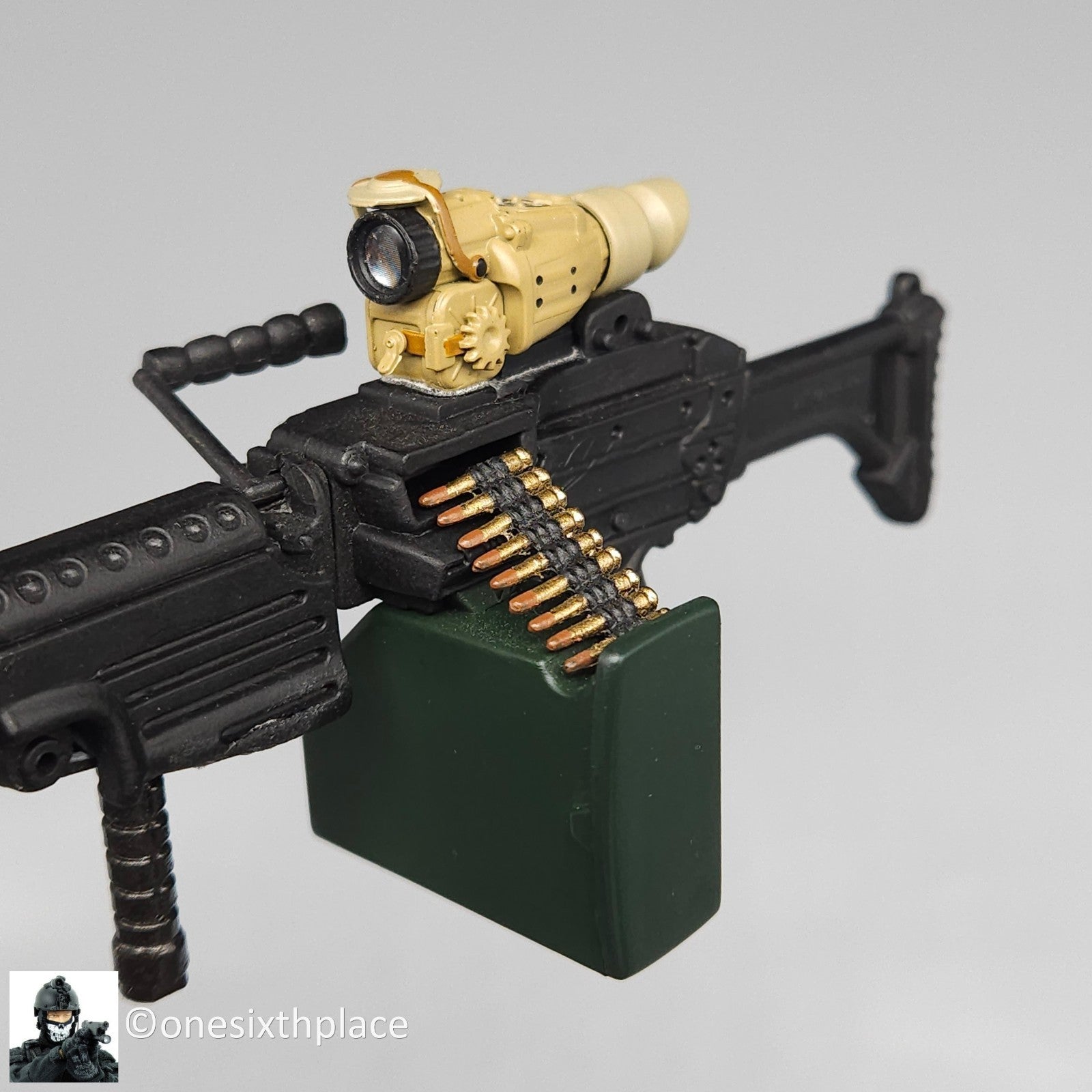 1:6 Ultimate Soldier Custom M249 SAW FN Minimi Machine Gun #2 for 12" Figures