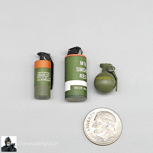 1:6 Easy & Simple HRT Minuteman ShotShow 2025 Grenades (x3) for 12" Figures