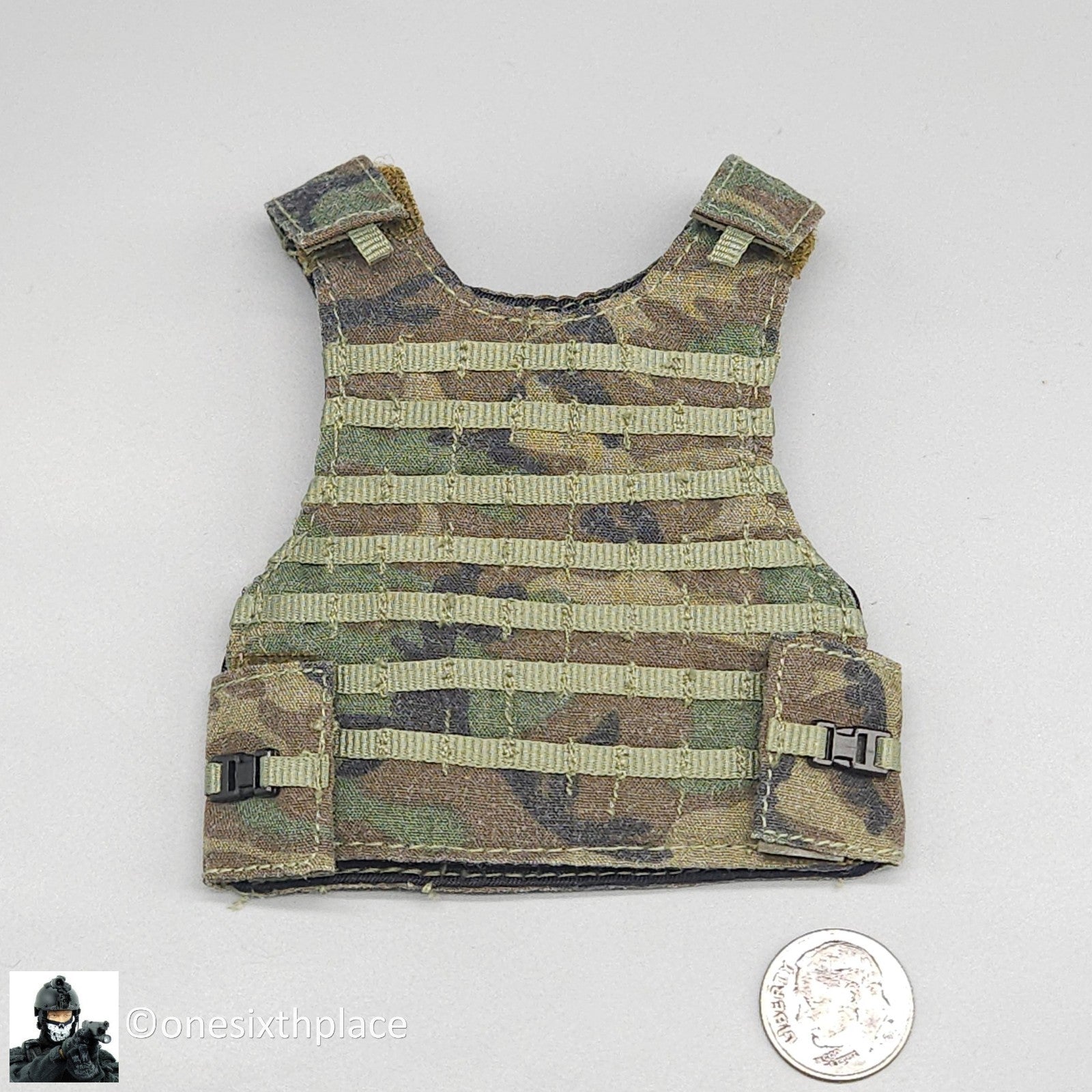1:6 Dragon Ranger Phil Woodland MOLLE Body Armor Vest 12" Figures