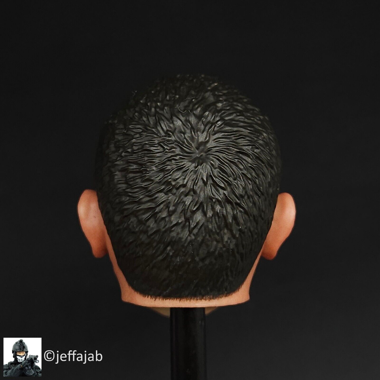 1:6 Soldier Story Battle of Triangle Hill Asian Male Head Sculpt for 12" Figures