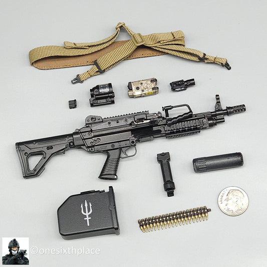 1:6 scale Easy & Simple PMC Weapon Specialist SPECIAL SAW K Machine Gun