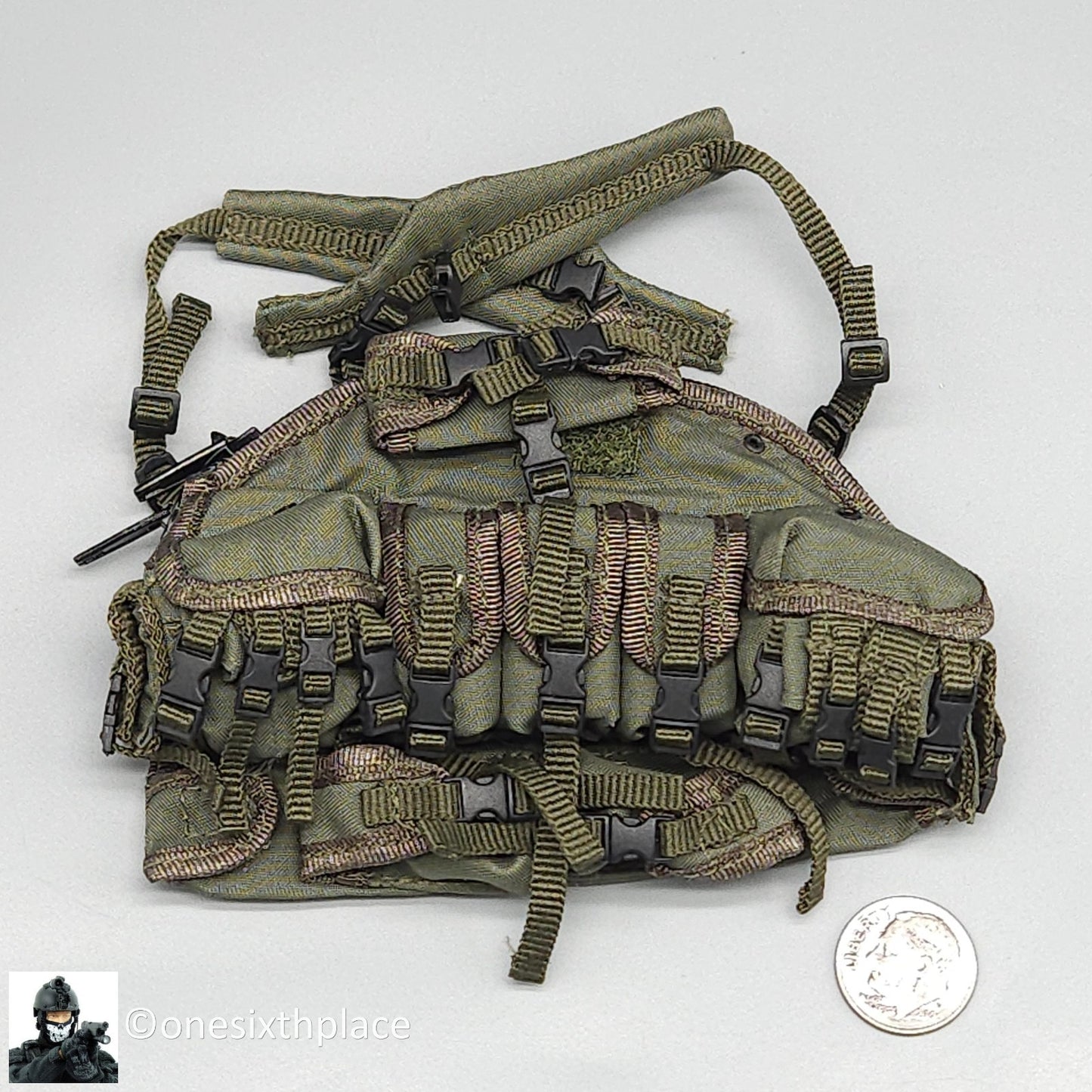 1:6 scale BBI 26th MEU Chopper Green Chest Rig for 12" Figures