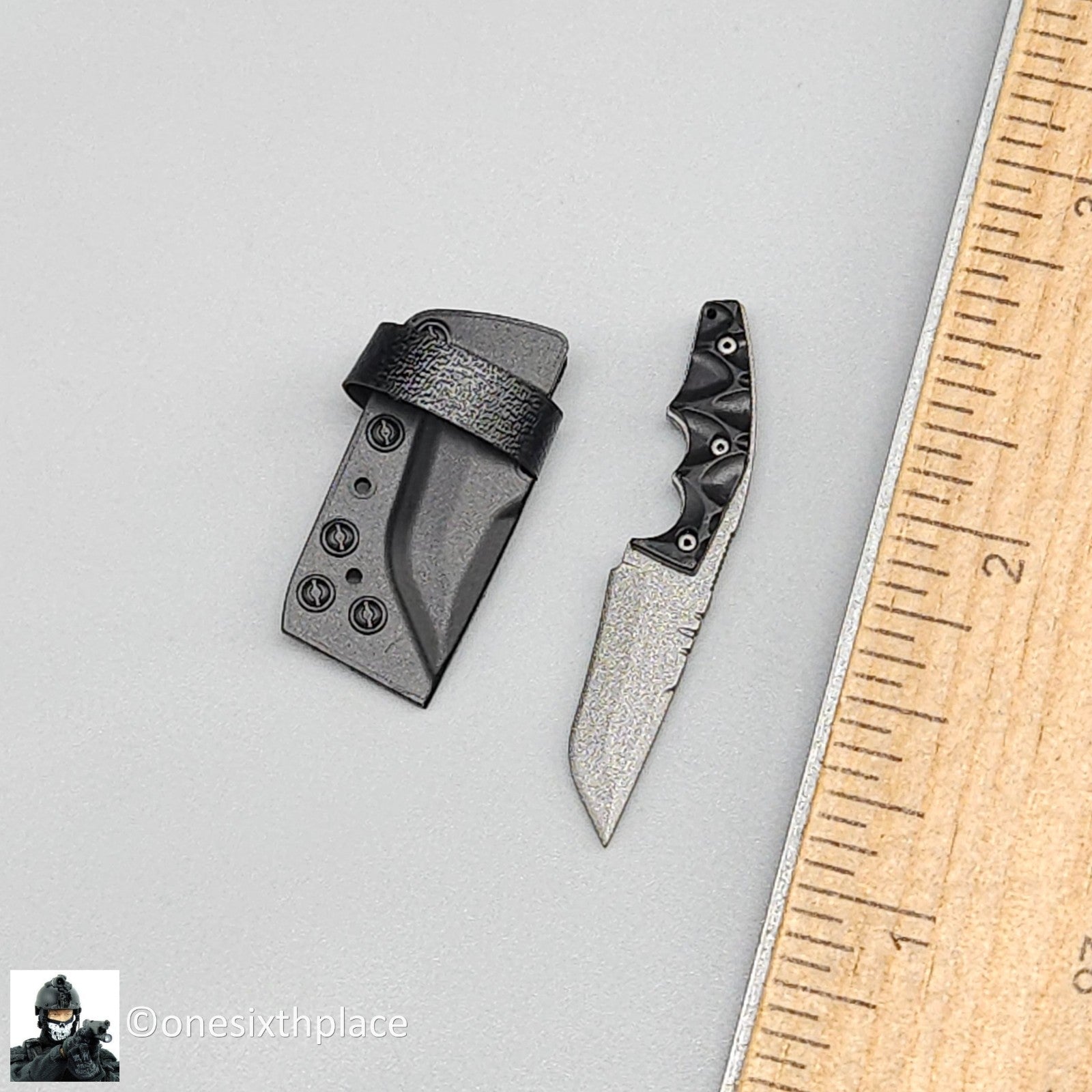1:6 Easy & Simple PMC Tactical Knife & Sheath for 12" Figures