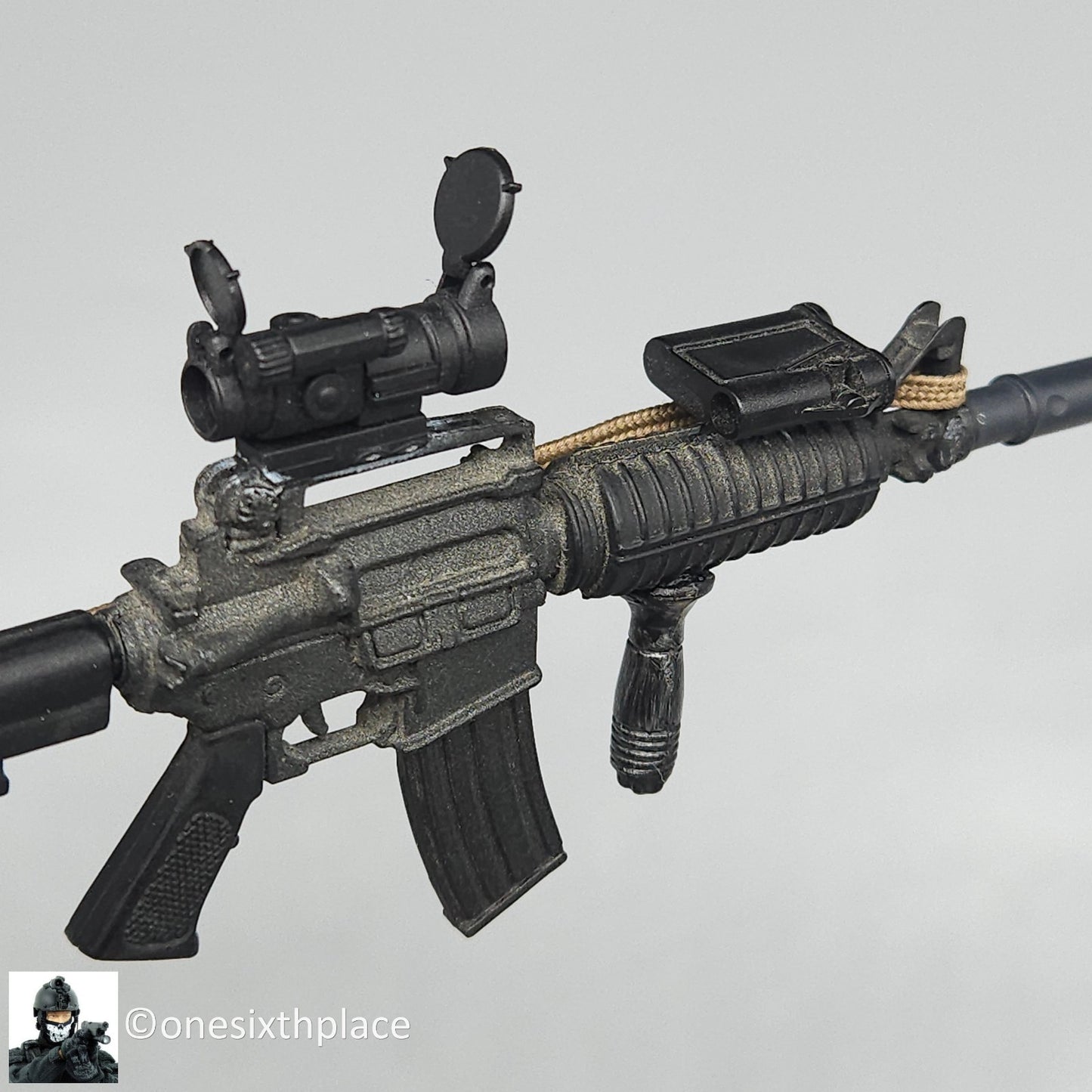 1:6 Ultimate Soldier Custom Colt Commando M16 w/ Silencer & EoTech Sight