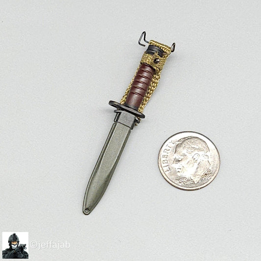 1:6 scale DiD WWII Sergeant Horvath Metal Bayonet Knife for 12" Figures