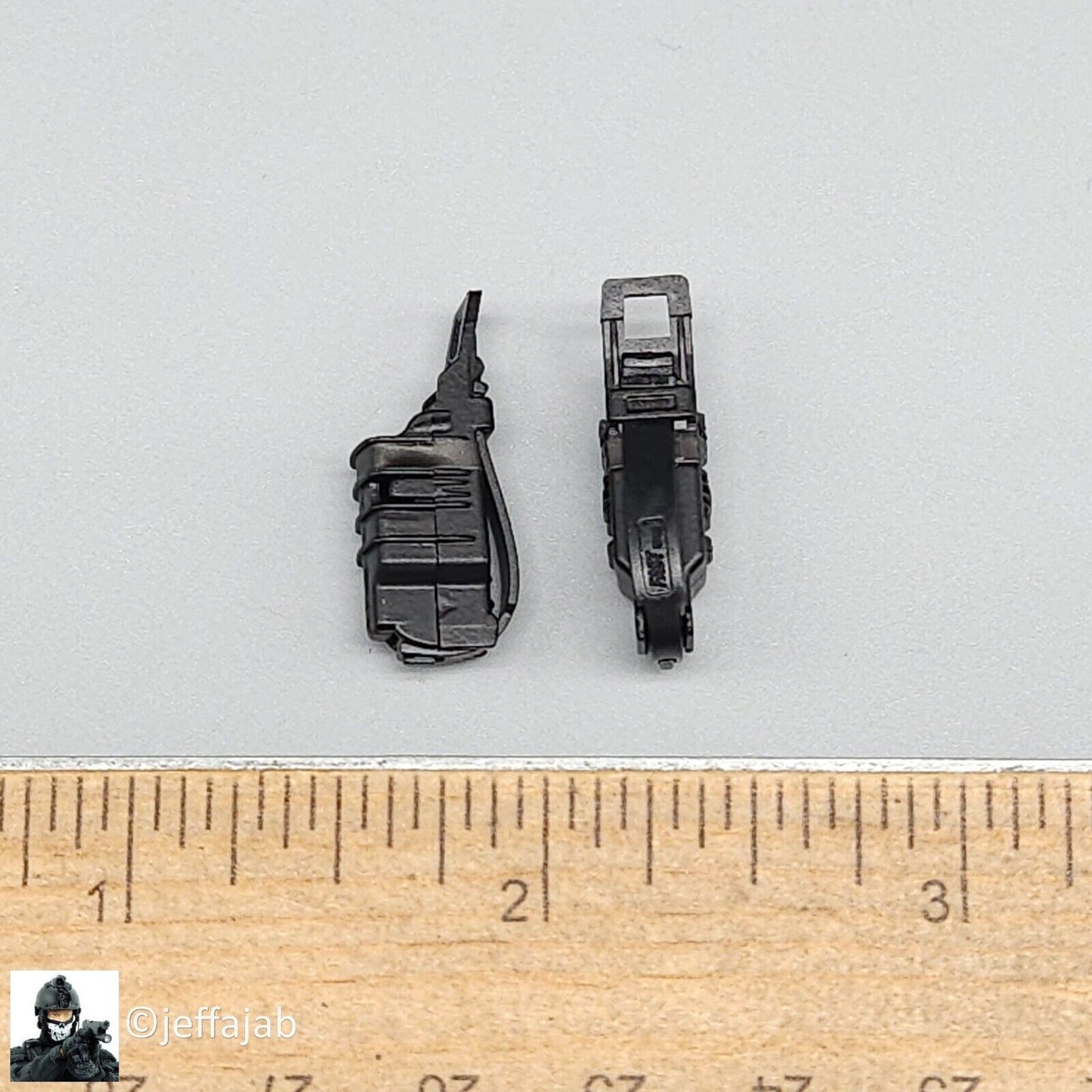 1:6 Easy & Simple Russian Special Operations Force SSO Black Pistol Mag Pouch x2