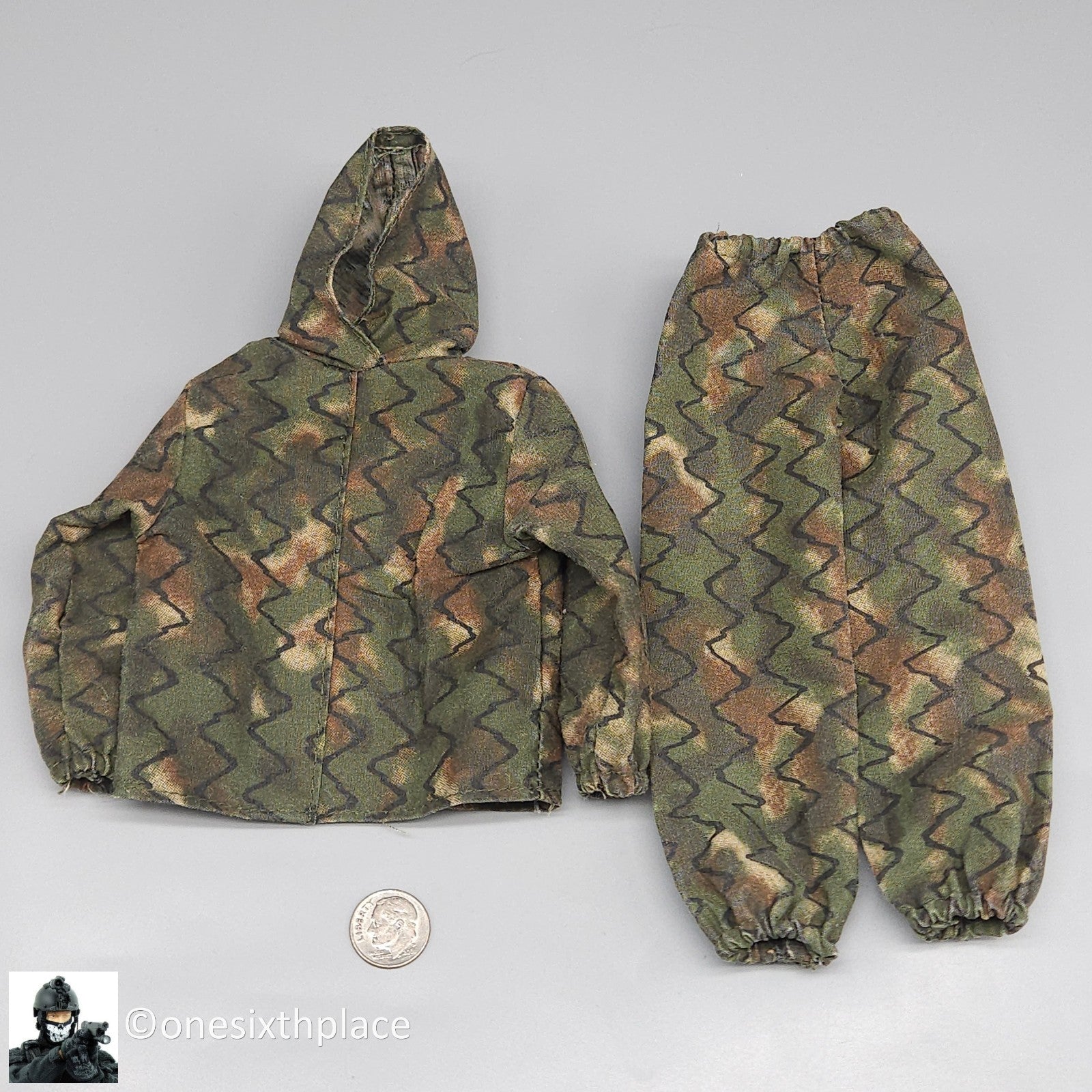 1:6 scale Hasbro GI Joe Sniper Camouflage Uniform for 12" Figures USMC