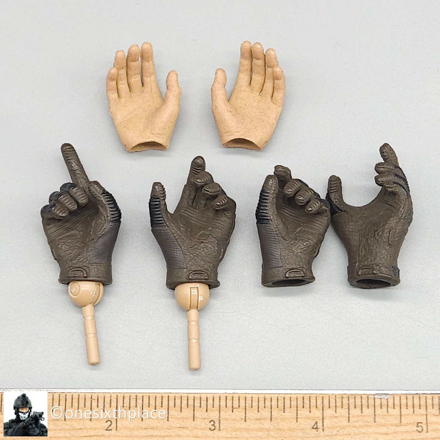 1:6 scale Easy & Simple Coalition Forces British SAS Gloved Hands Set