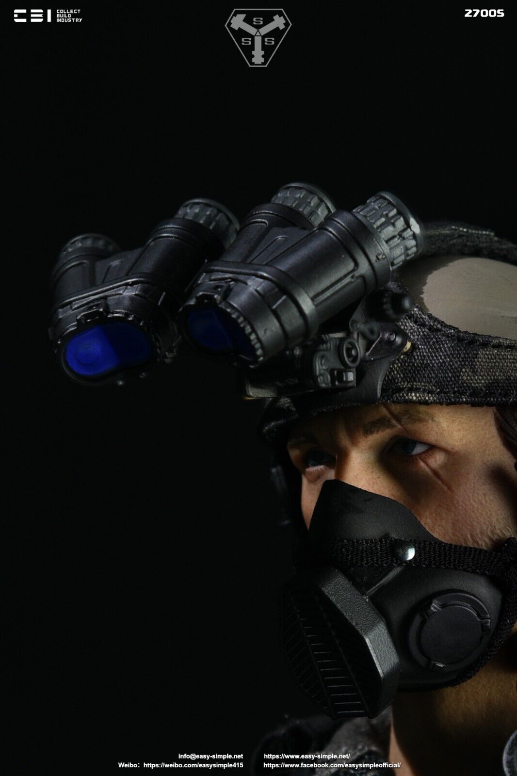 1:6 scale CBI x Easy & Simple Task Force 58 PO1 Brad 12" Boxed Figure 27005