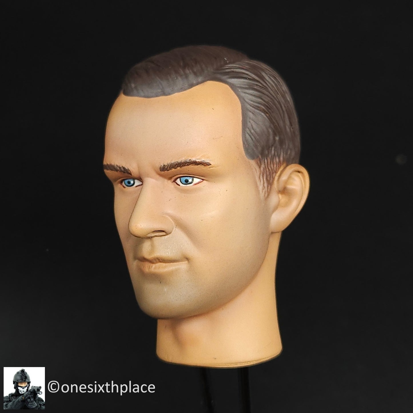 1:6 scale Dragon WWII German DAK Egon Male Head Sculpt for 12" Figures