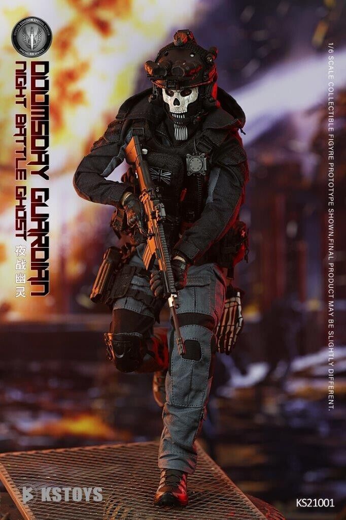 1:6 KSToys Doomsday Guardian SCAR-L Rifle for 12" Figures