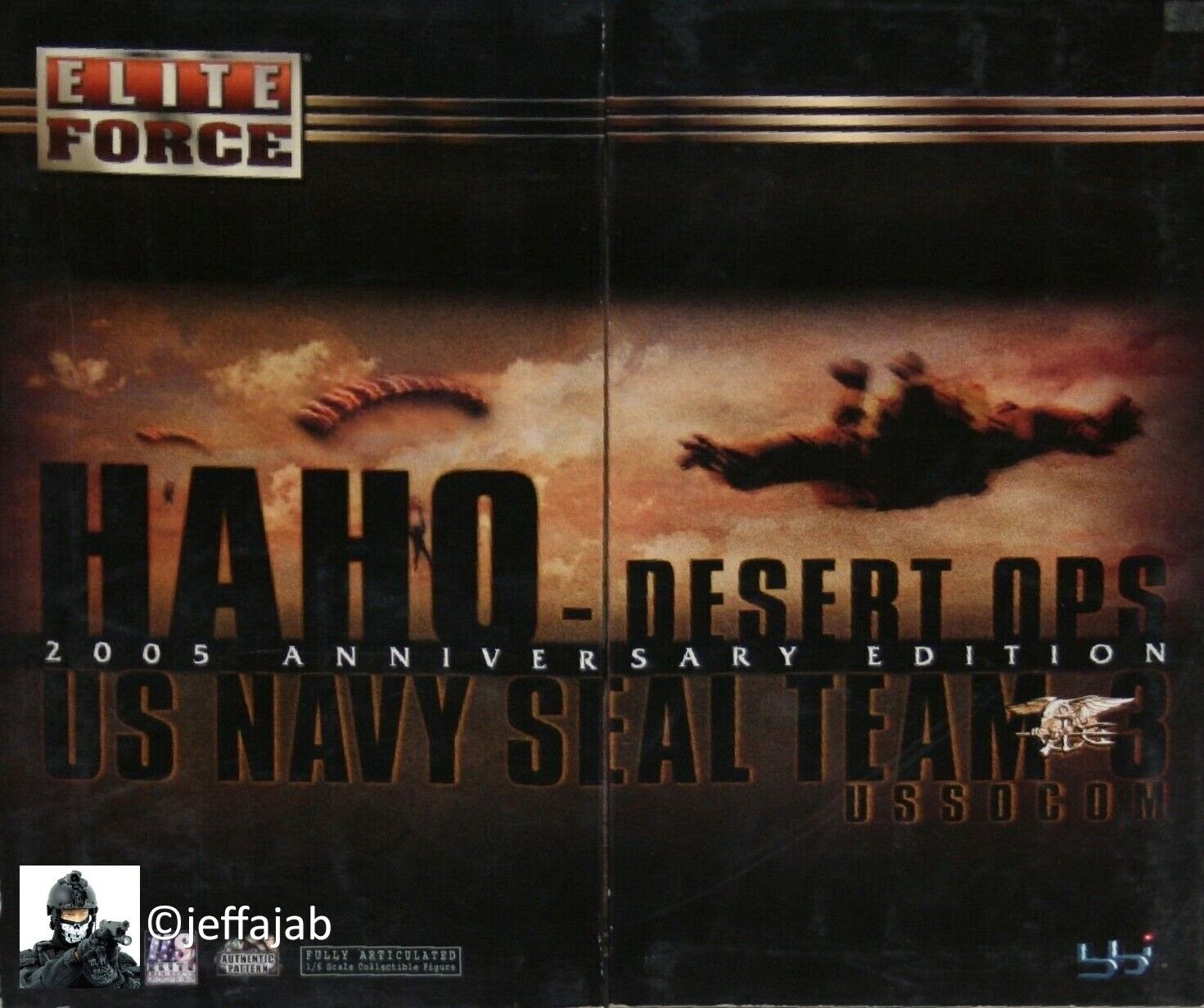 1:6 BBI SEAL Team 3 Desert Ops HAHO Brad McCabe Fleece Pullover for 12" Figures