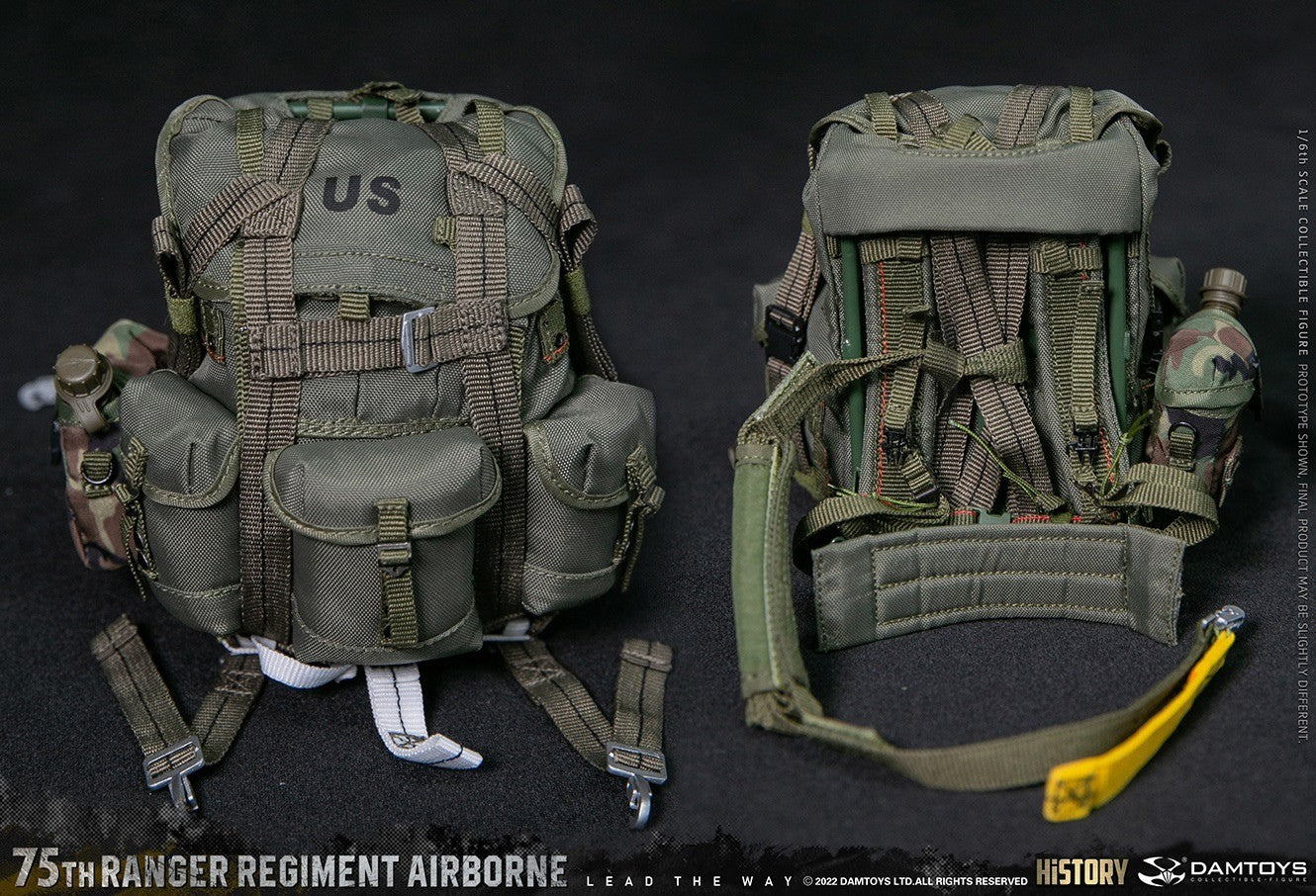 1:6 scale DamToys 75th Ranger Regiment Airborne ALICE Backpack for 12" Figures
