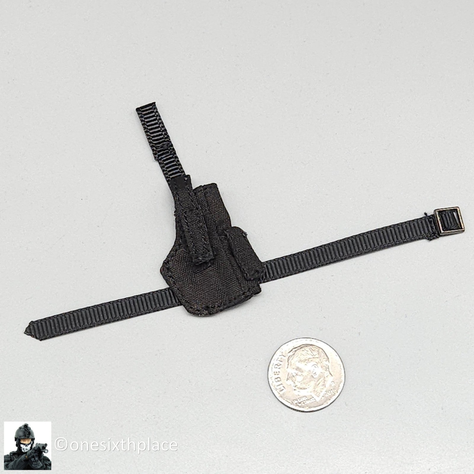 1:6 Flirty Girl Evolution Female Block Cloth Holster (No Pistol) for 12" Figures