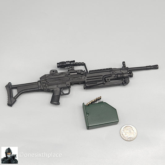 1:6 Ultimate Soldier Custom M249 SAW FN Minimi Machine Gun for 12" Figures