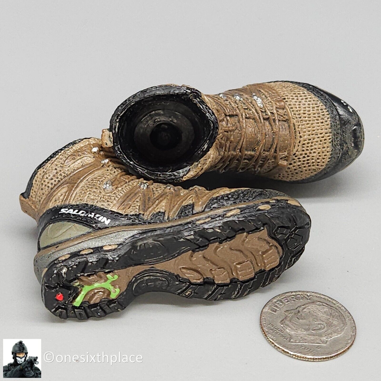 1:6 scale Easy & Simple Quest 4D GTX Boots (Peg Type) for 12" Figures