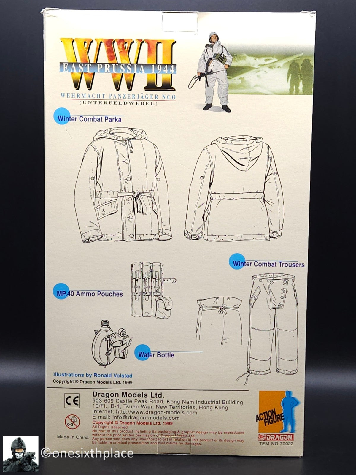 1:6 scale Dragon WWII German Wehrmacht Panzerjager NCO Gerhard UML 12" Figure