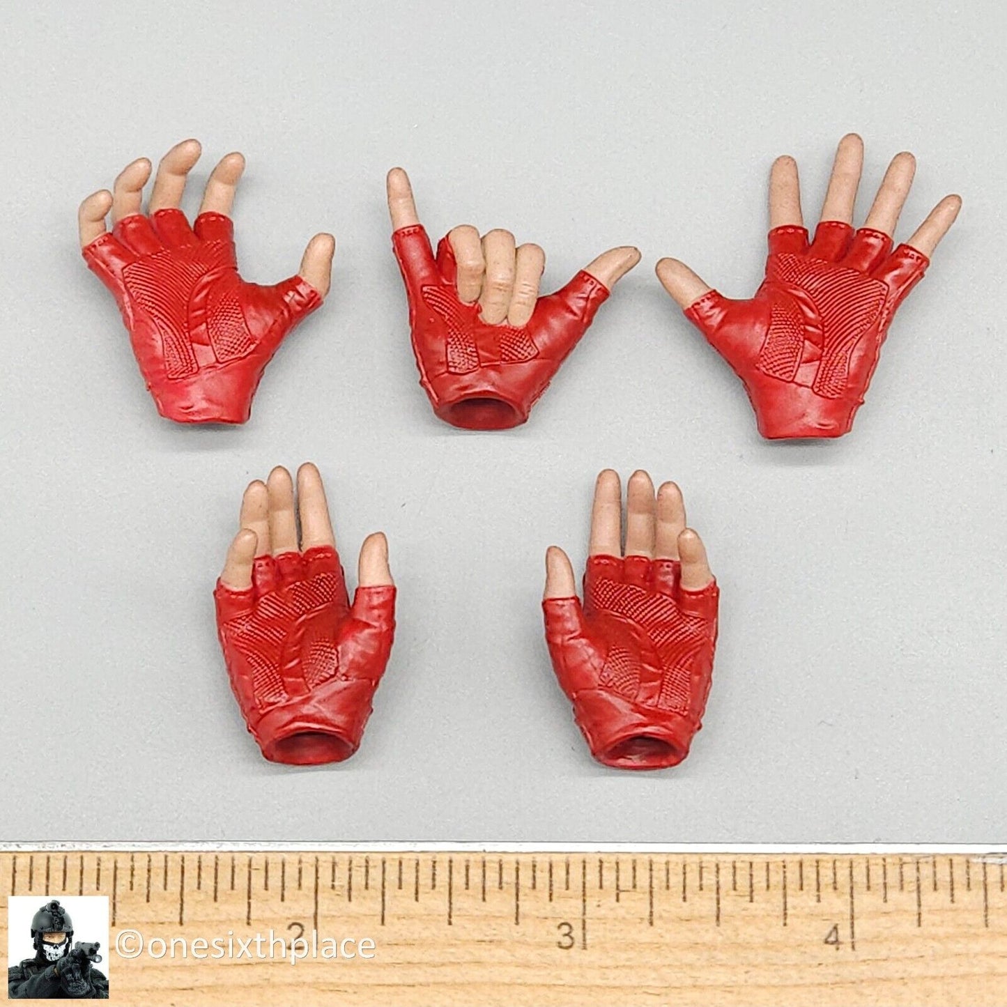 1:6 scale Hot Toys Captain Marvel Female Gloved Hands Set for 12" Figures MMS521