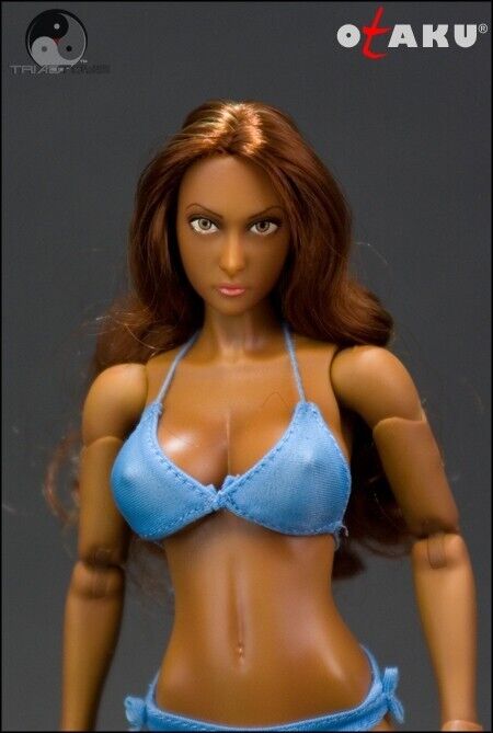 1:6 Triad Toys Female Otaku 1.0 Tan Body w/ Red Hair for 12" Figure READ NOTES