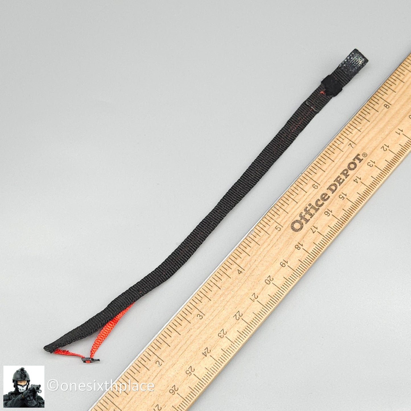 1:6 scale Easy & Simple PMC Grenadier Black Red Cobra Belt for 12" Figures