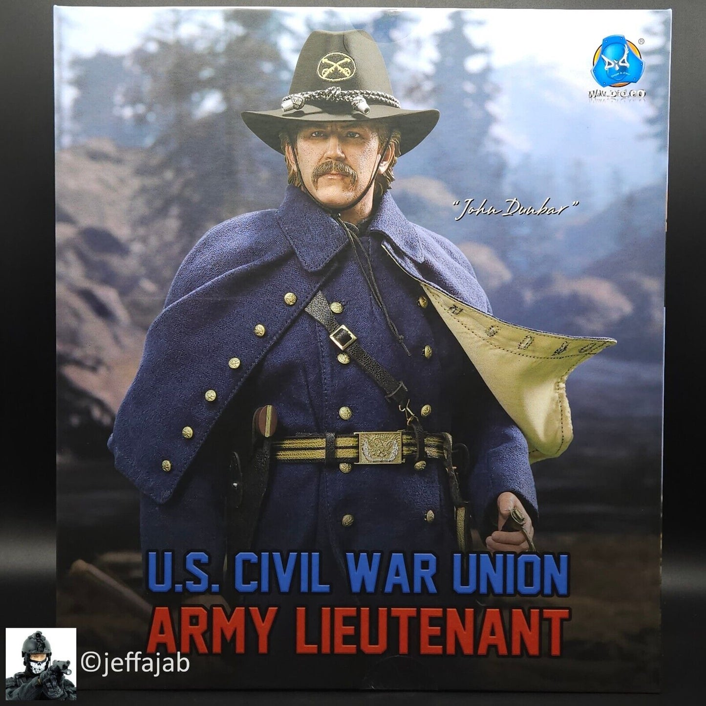 1:6 scale DiD US Civil War Union Army Lieutenant John Dunbar 12" Figure NS80175