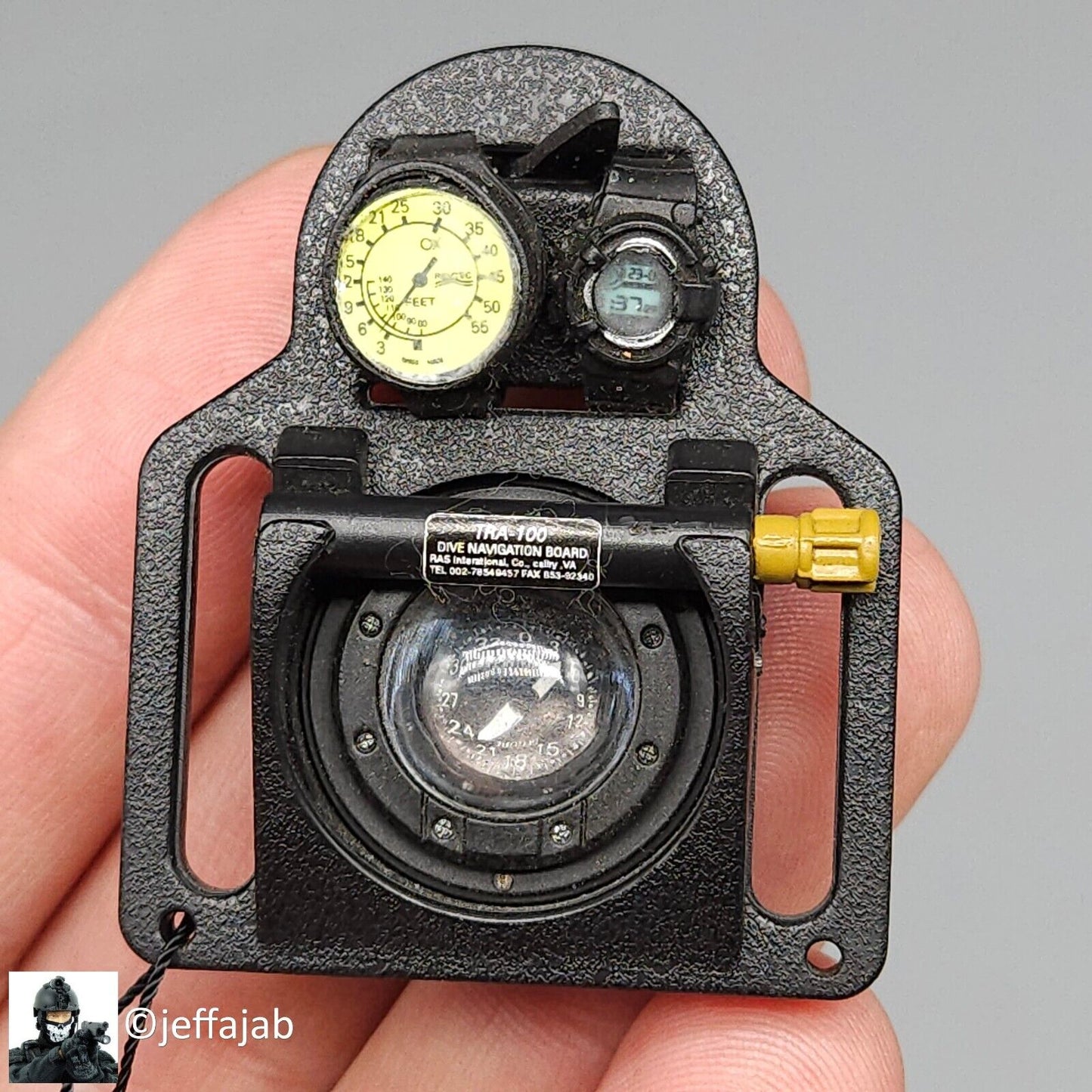 1:6 Hot Toys Navy SEAL UDT SCUBA Diving Board for 12" Figures