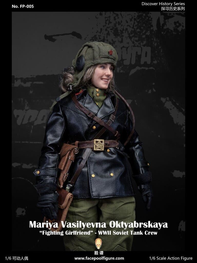 1:6 FacePoolFigure WWII Female Russian Tanker Canteen for 12" Figure FP-005A
