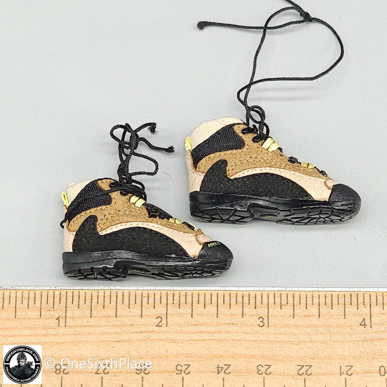 1:6 scale Flagset Female Asolo Hiking Boots (Foot Type) for 12" Figures