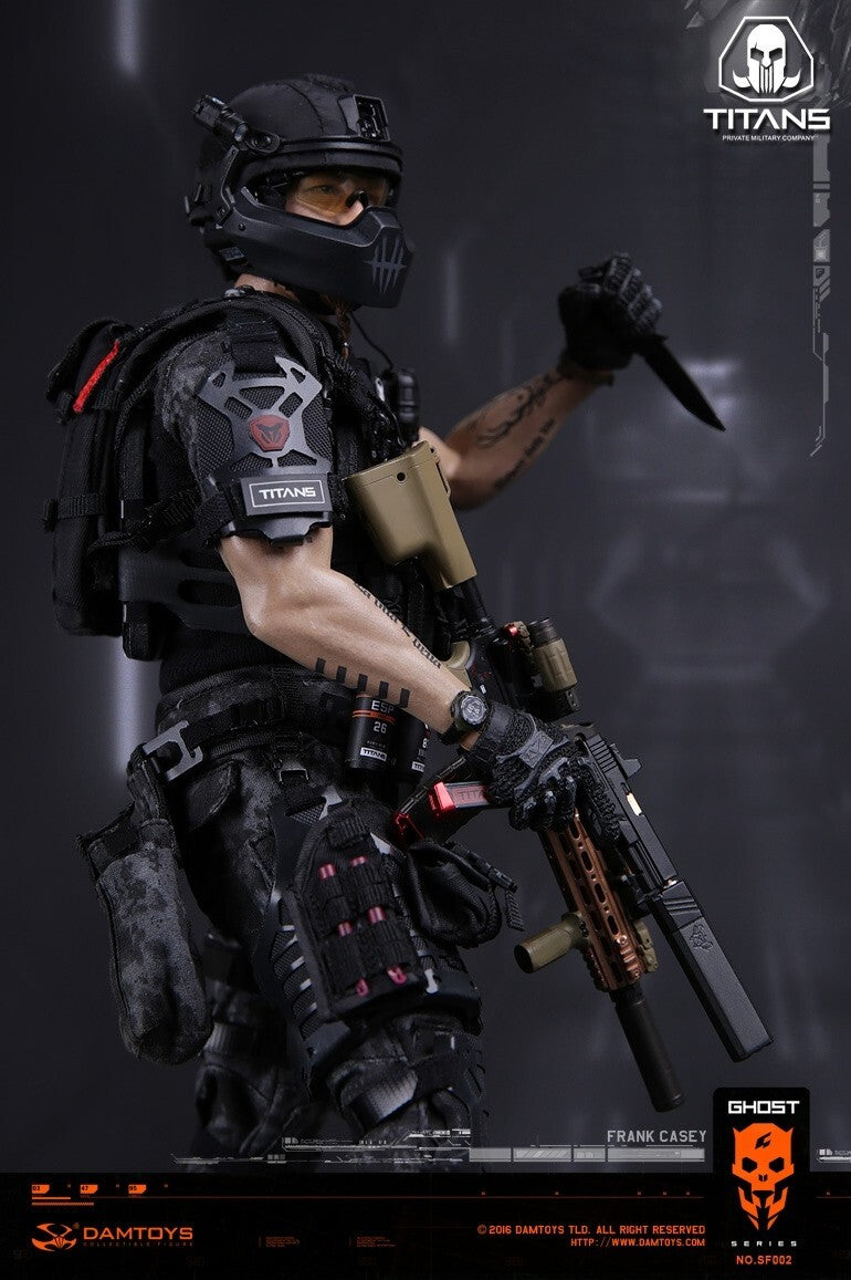 1:6 scale DamToys SF002 GHOST SERIES TITANS PMC Frank Casey 12" Figure