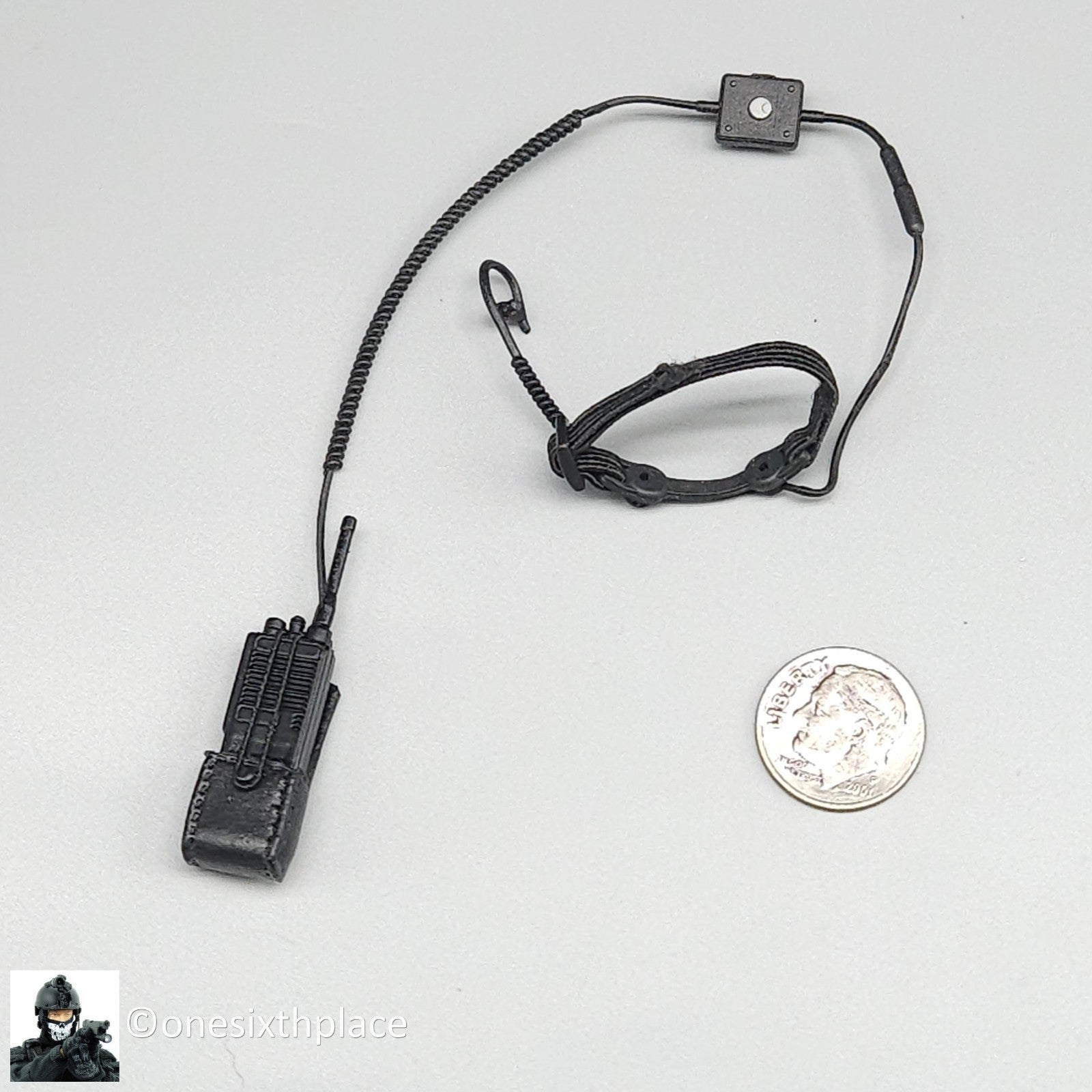 1:6 scale Dragon DEVGRU Shane Radio w/ Throat Mic for 12" Figures