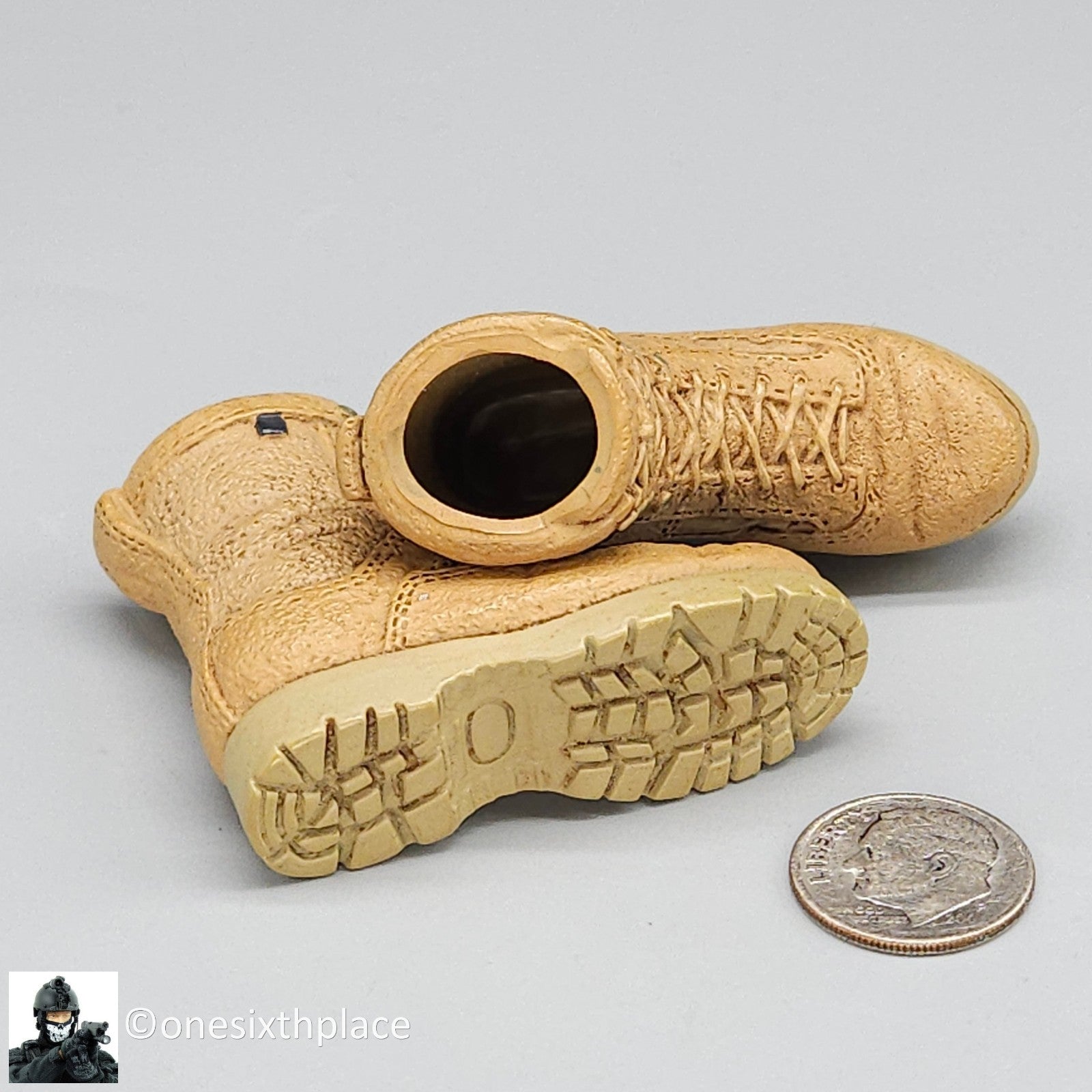 1:6 scale BBI AWOH Cunningham & Self Modern Combat Boots for 12" Figures